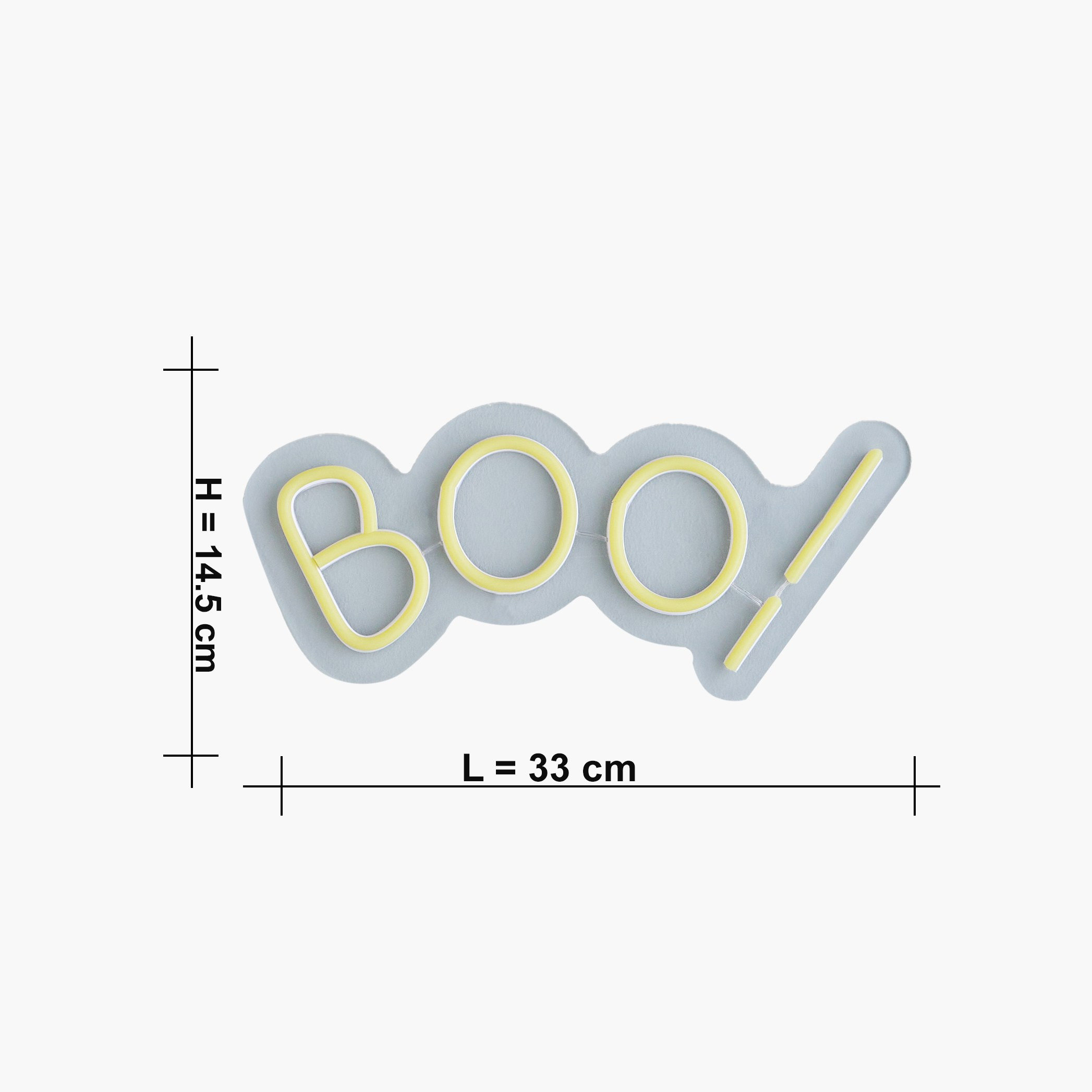 Boo USB Operated Neon Light - 15 cm-babyandkids-decorandlighting-lighting-decorativelightingandwalllamps-image-5