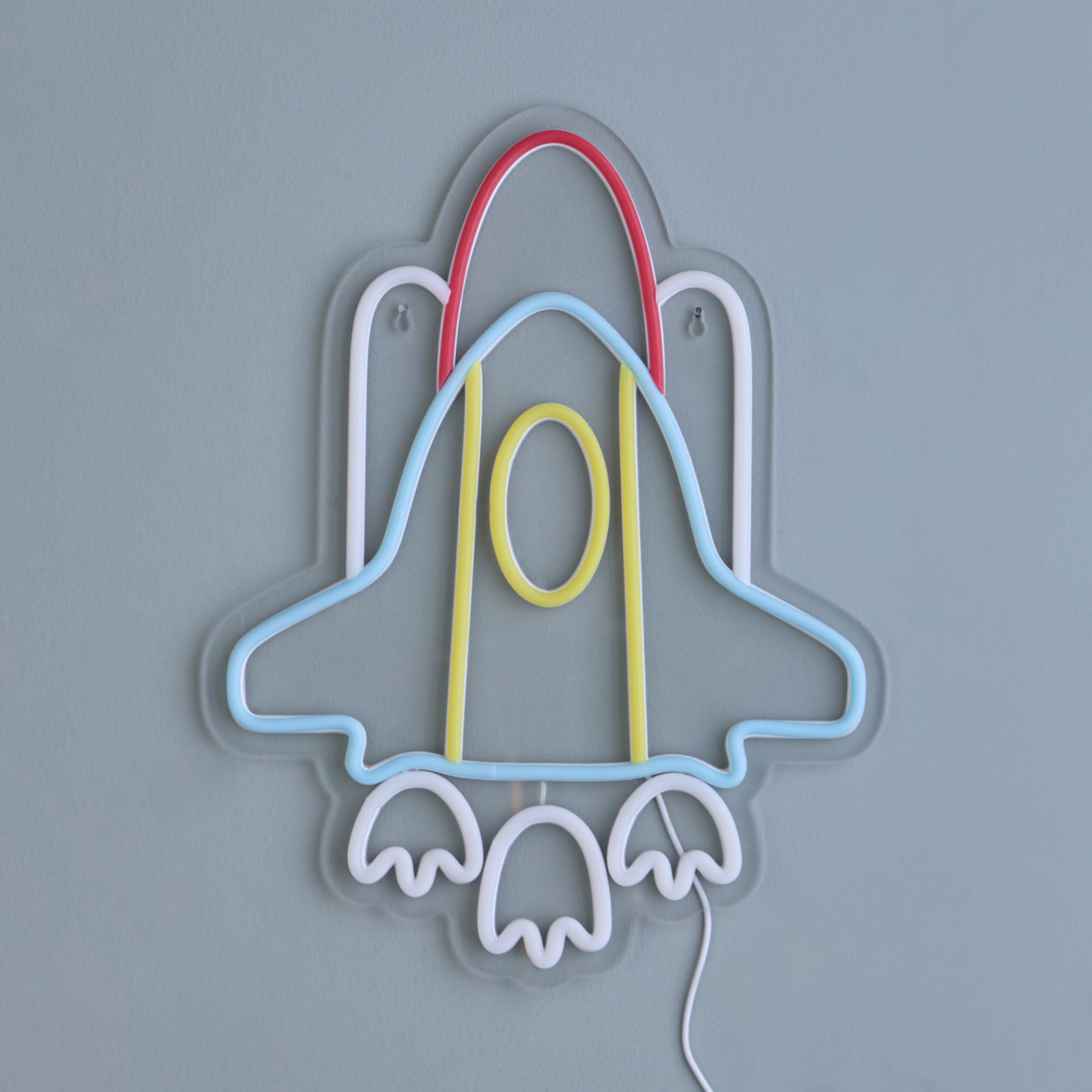 Orval Rocket USB Operated Neon Light - 42 cm-babyandkids-decorandlighting-lighting-decorativelightingandwalllamps-image-1