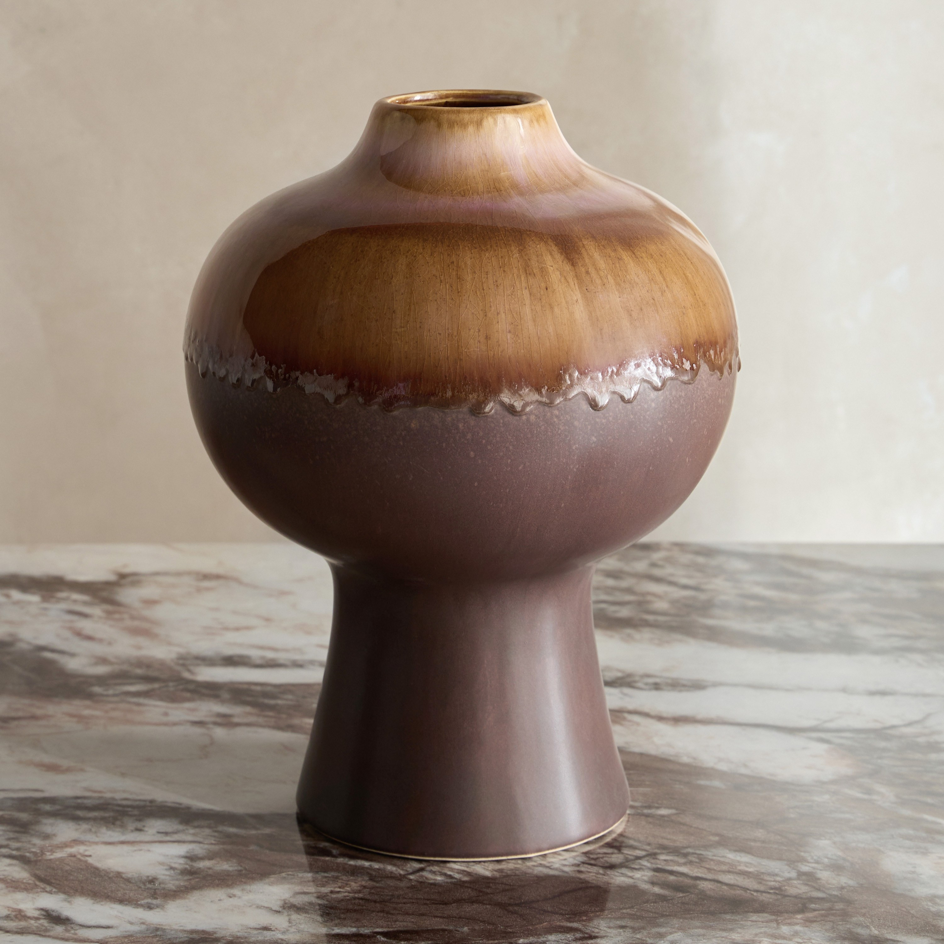 Sora Loft Elie Ceramic Vase - 35 cm-household-decor-vasesandbowls-image-1