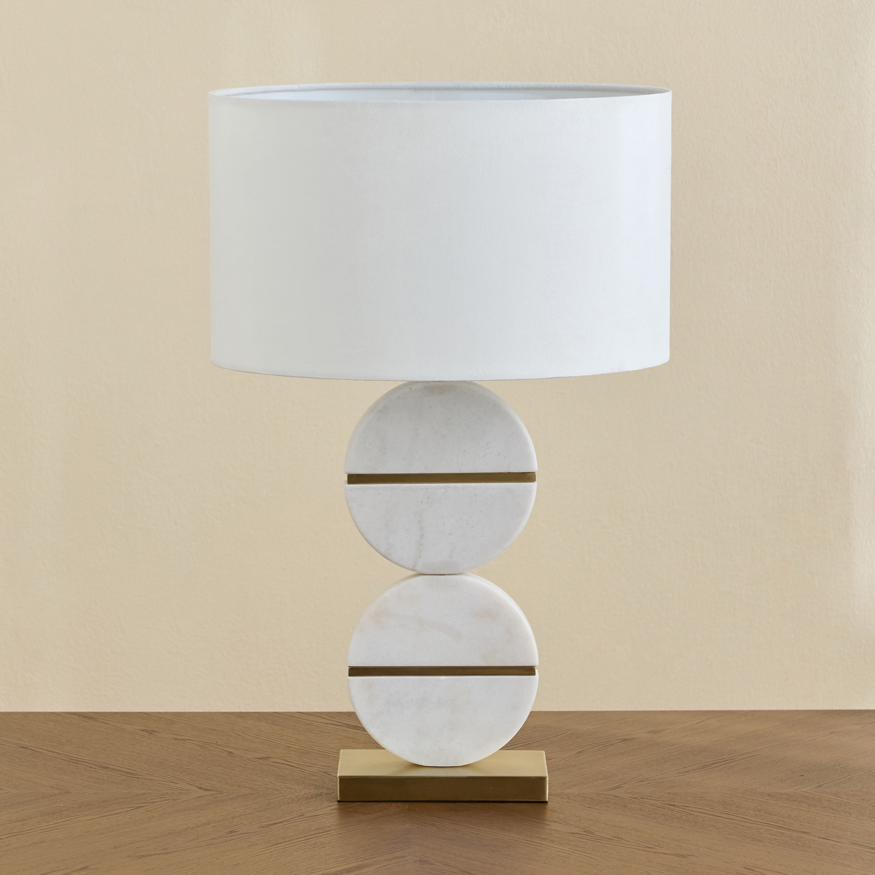 Palma Marble Table Lamp - 68 cm