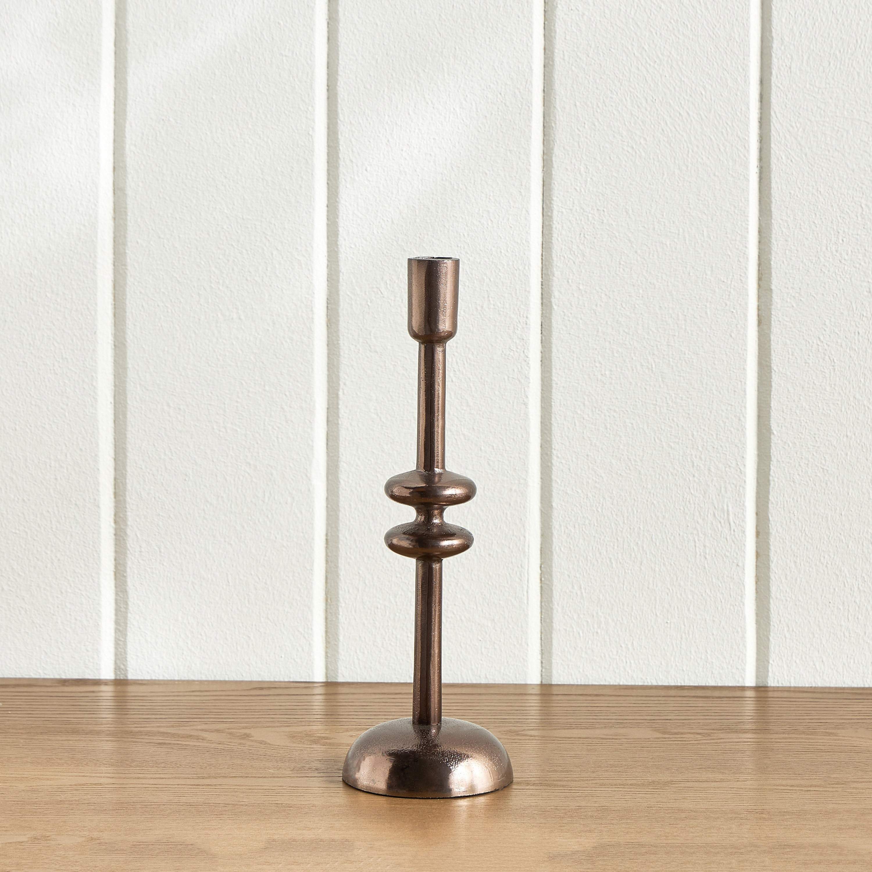 Ophira Disc Stem Metal Taper Candleholder - 32 cm-household-decor-candleholdersandlanterns-image-3