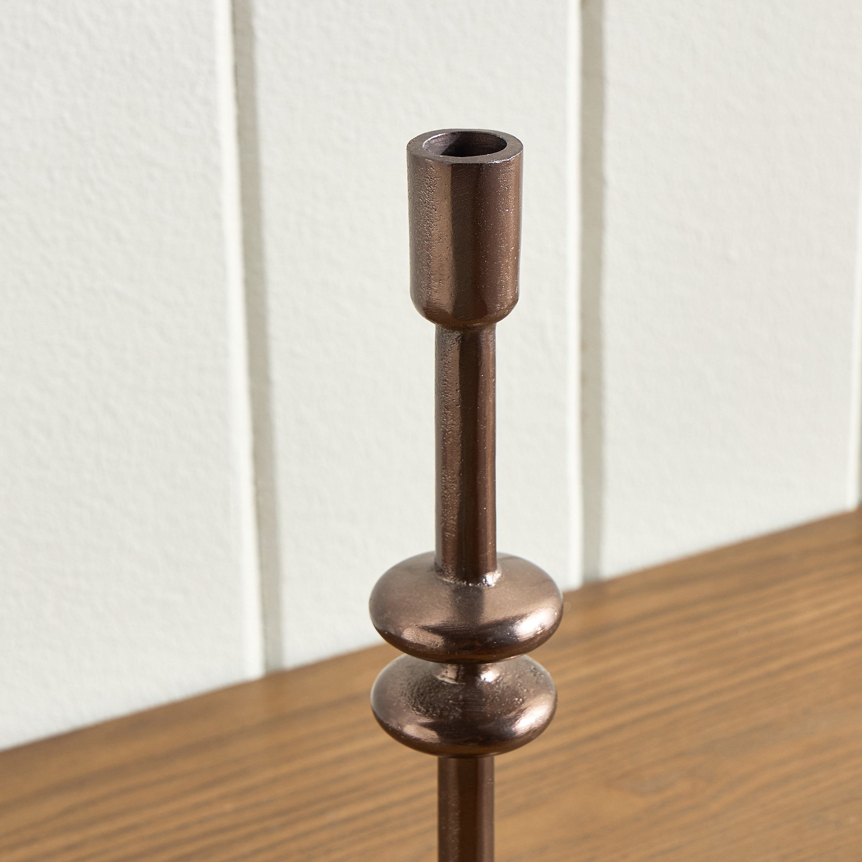 Ophira Disc Stem Metal Taper Candleholder - 32 cm-household-decor-candleholdersandlanterns-image-4