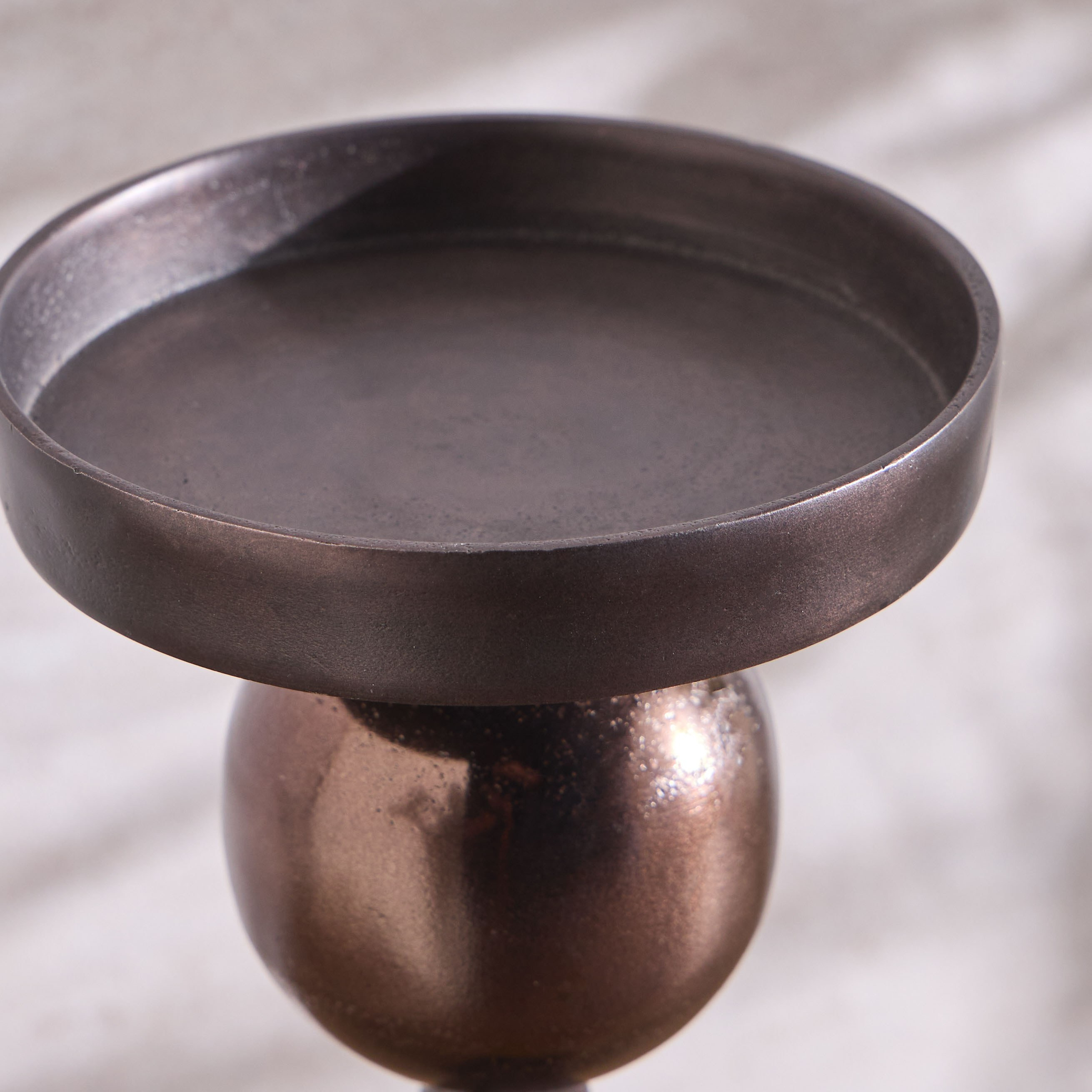 Opher Metal Pillar Candleholder - 37 cm-household-decor-candleholdersandlanterns-image-4
