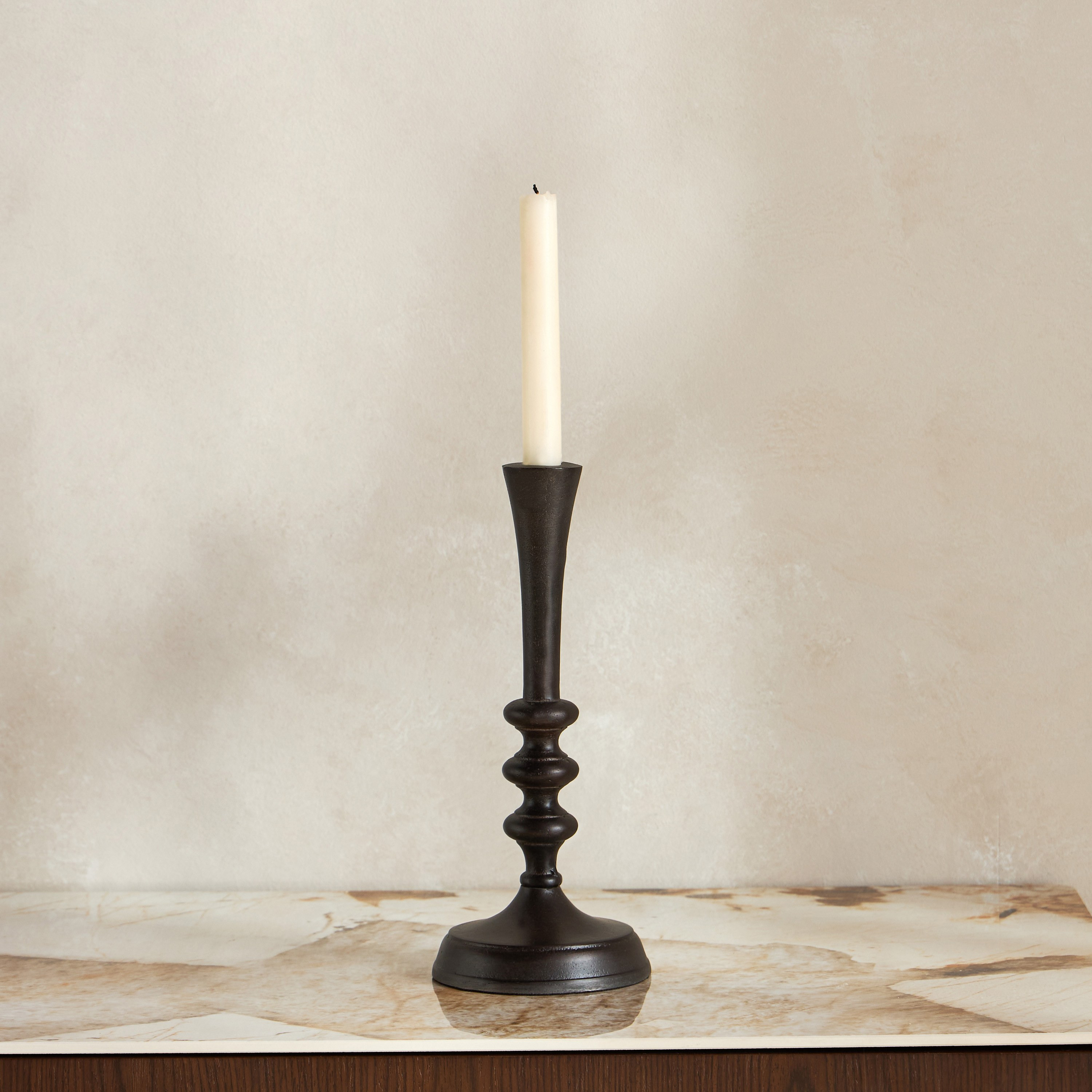 حامل شموع رفيعة معدن - أوفيرا - 27 سم-household-decor-candleholdersandlanterns-image-1