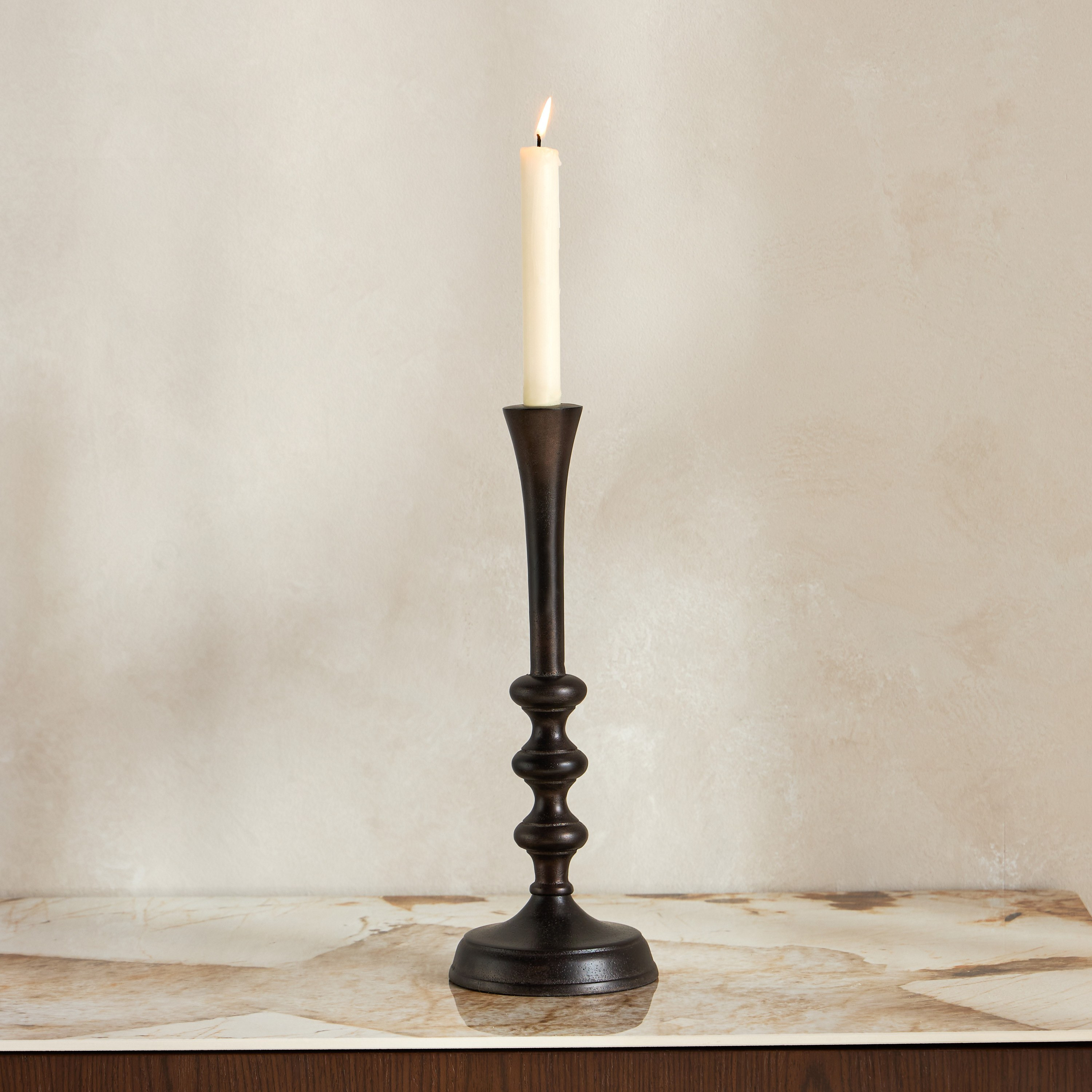 Ophira Metal Taper Candleholder - 32 cm-household-decor-candleholdersandlanterns-image-2
