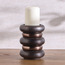 Opher Rings Metal Pillar Candleholder - 16 cm-household-decor-candleholdersandlanterns-image-1