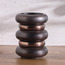 Opher Rings Metal Pillar Candleholder - 16 cm-household-decor-candleholdersandlanterns-image-3