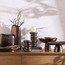 حامل شموع معدني بتصميم حلقات عصري - أوفير - 23 سم-household-decor-candleholdersandlanterns-image-1