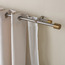 Moda Luxe Extendable Double Curtain Rod - 107-305 cm-household-windows-curtainrodsandaccessories-curtainrods-image-1