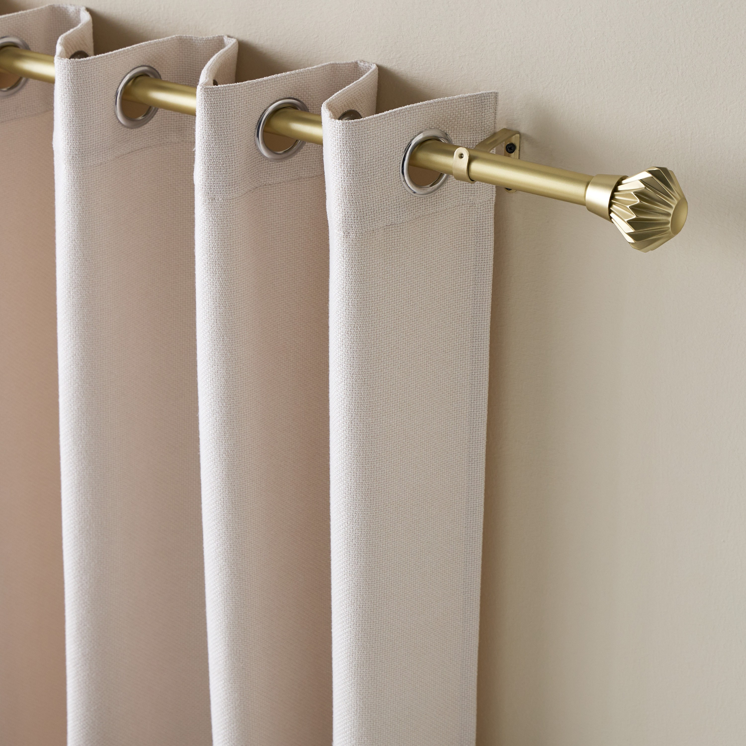 Ayda Extendable Single Curtain Rod - 107-305 cm-household-windows-curtainrodsandaccessories-curtainrods-image-1