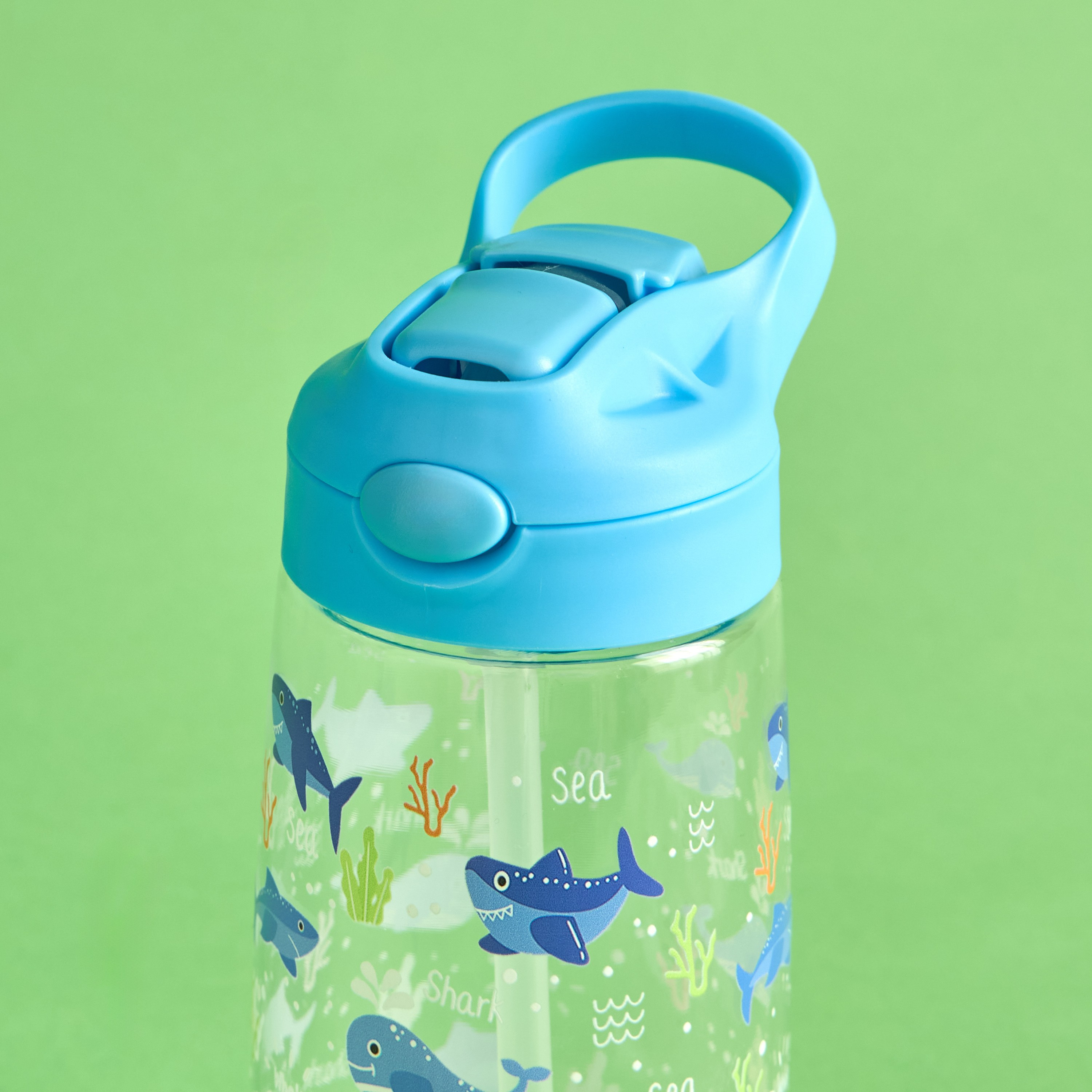 قارورة مياه بطبعة سمك القرش - 550 مل-babyandkids-eatanddrink-waterbottles-image-2