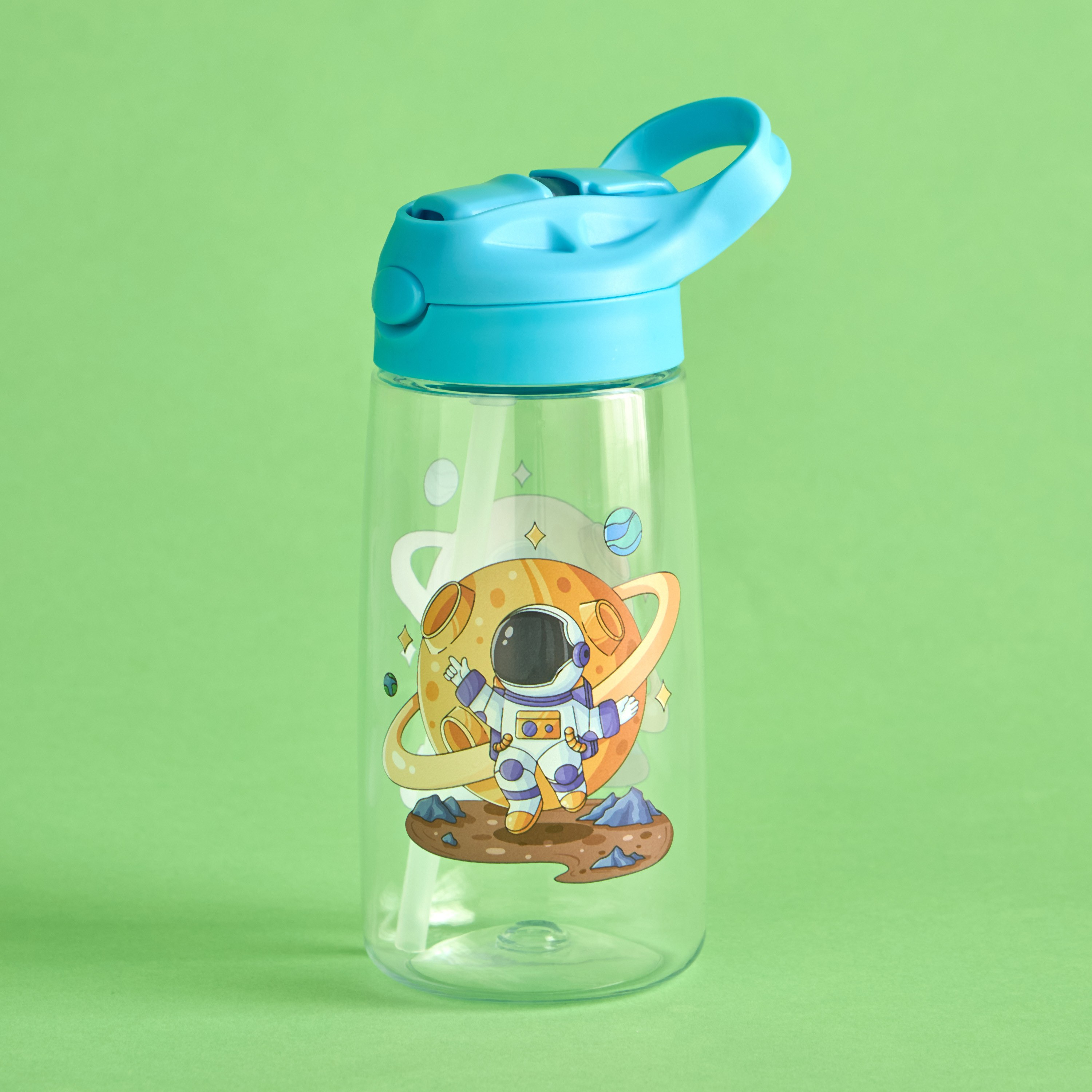 قارورة مياه بتصميم رائد فضاء - 550 مل-babyandkids-eatanddrink-waterbottles-image-1