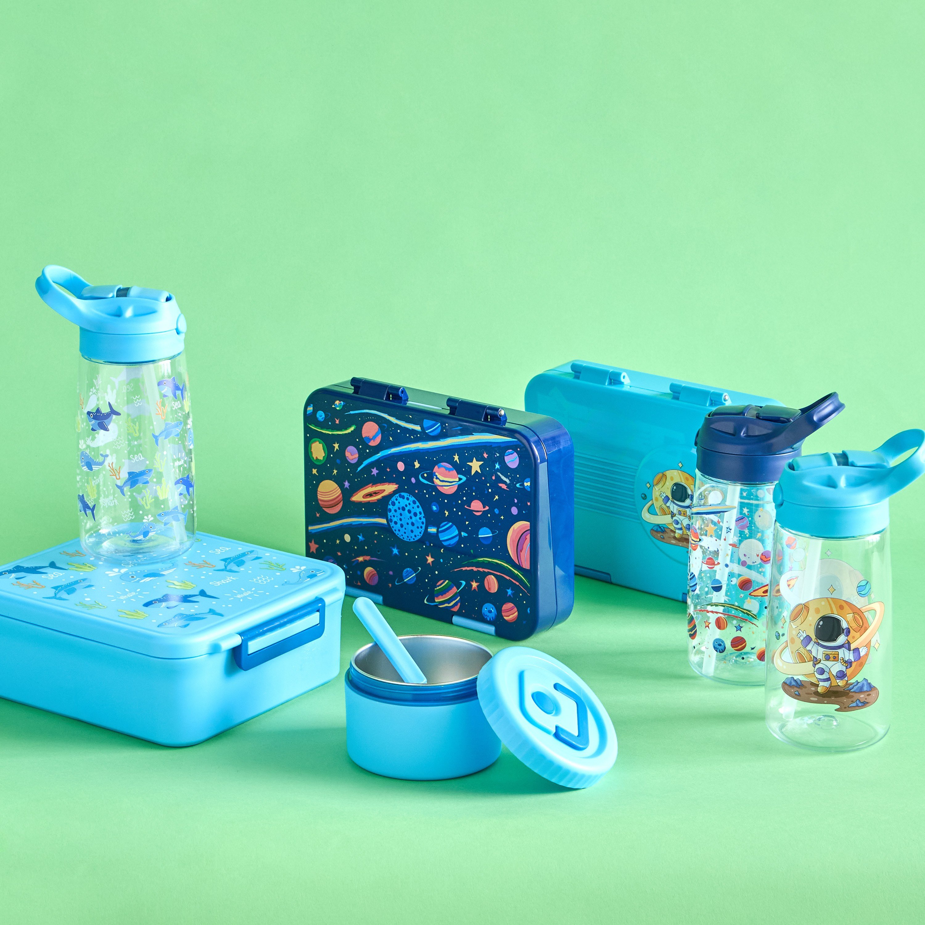 Shark Bento Lunch Box-babyandkids-eatanddrink-lunchboxesandbags-image-4