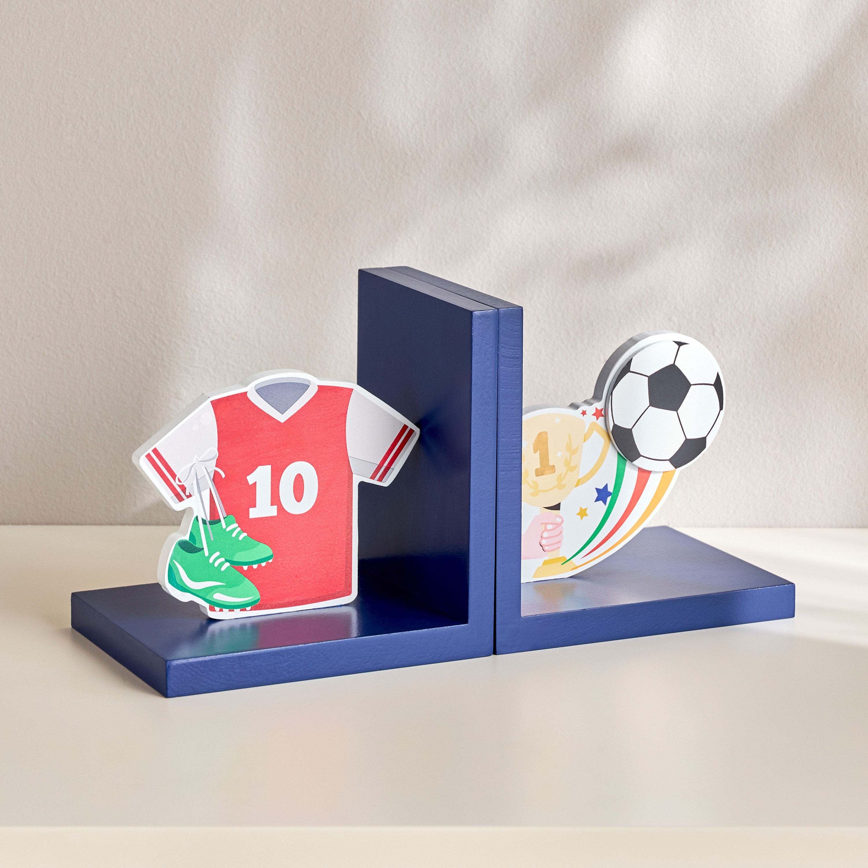 Lenny 2-Piece Football Bookend Set - 40 cm