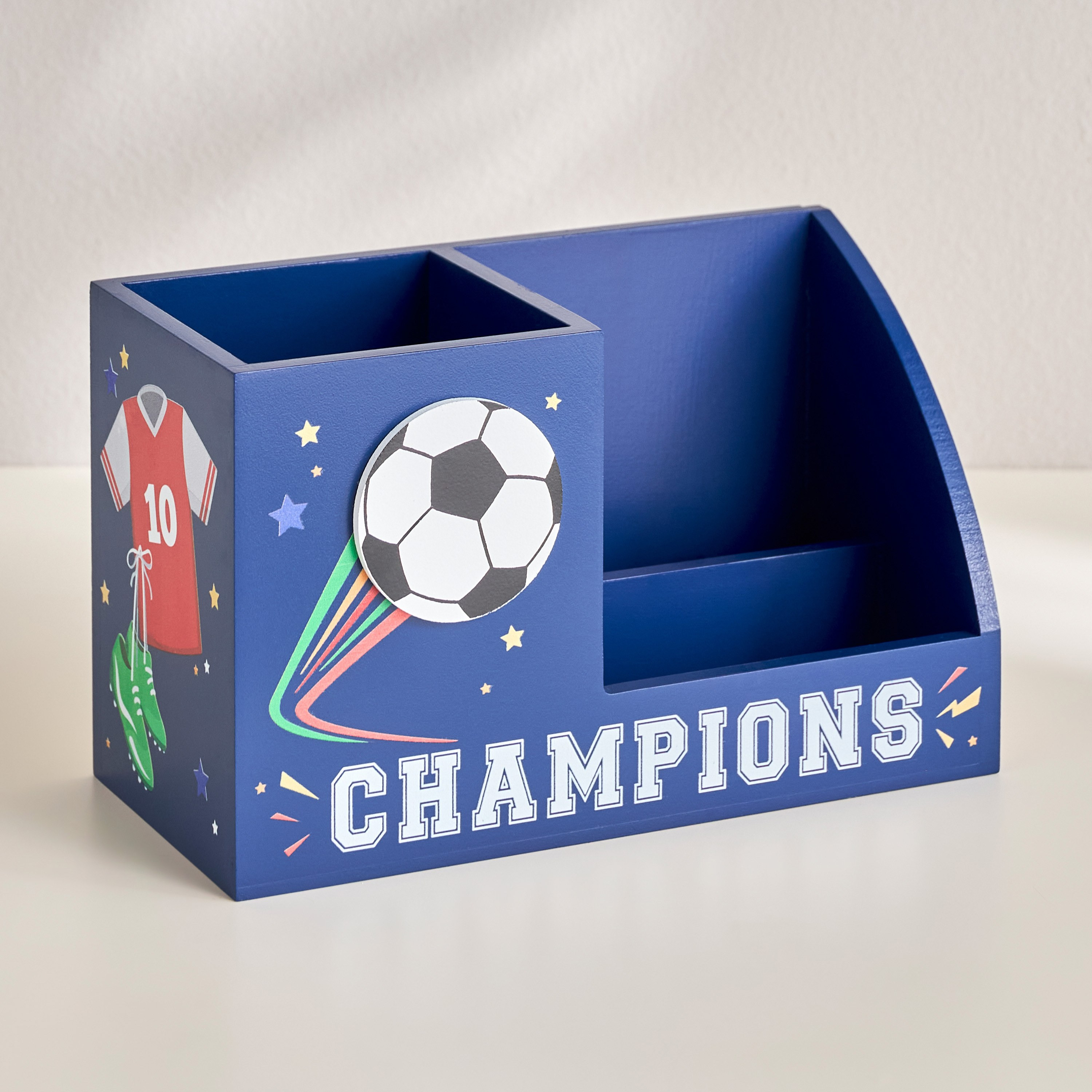 Lenny Football Pencil Holder - 12 cm