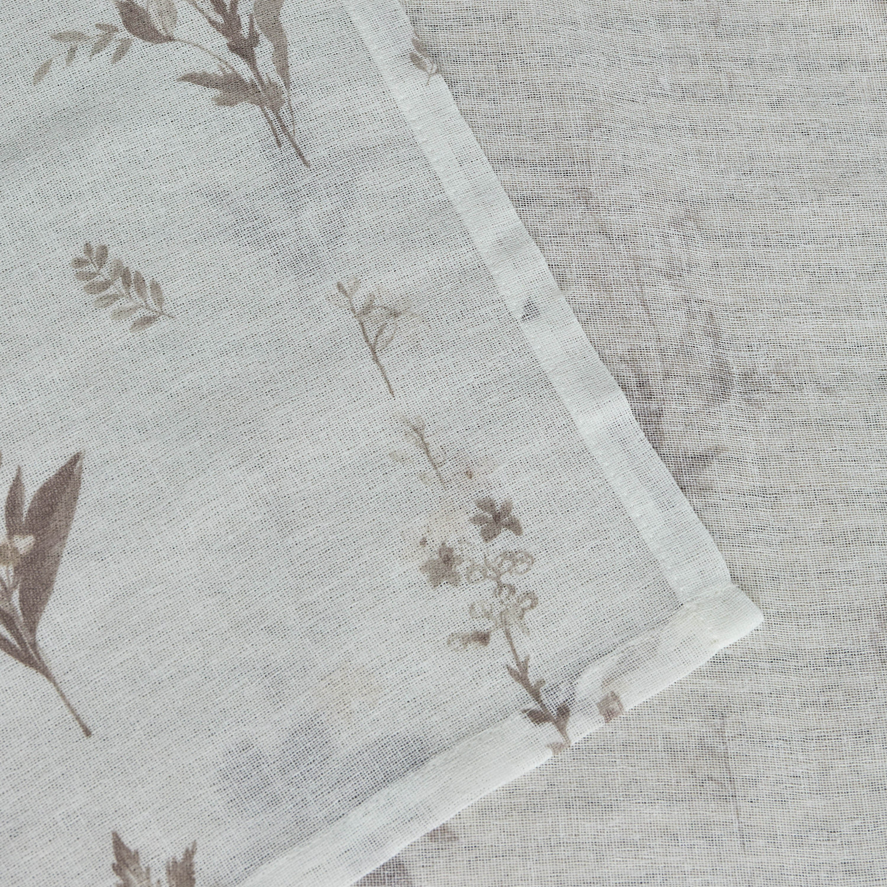 طقم ستائر شفافة من قطعتين - سيلفيا - 135×240 سم-household-windows-curtains-image-4