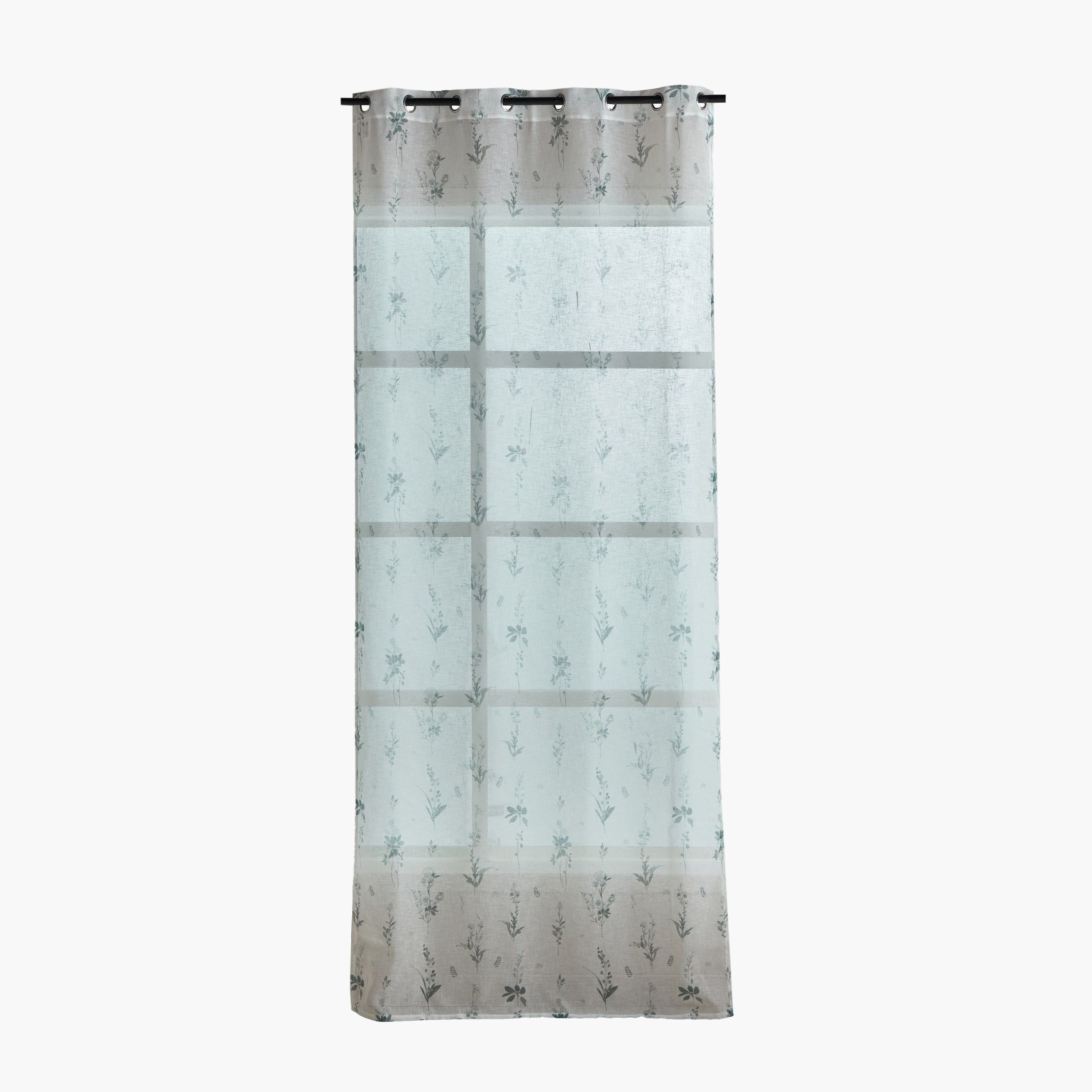 طقم ستائر شفافة من قطعتين من سيلفيا - 135×300 سم-household-windows-curtains-image-6