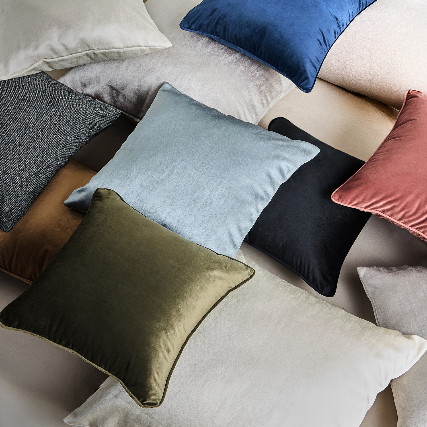 Tesni Jacquard Cushion Cover - 65x65 cm-household-cushionsandthrows-cushioncovers-image-4
