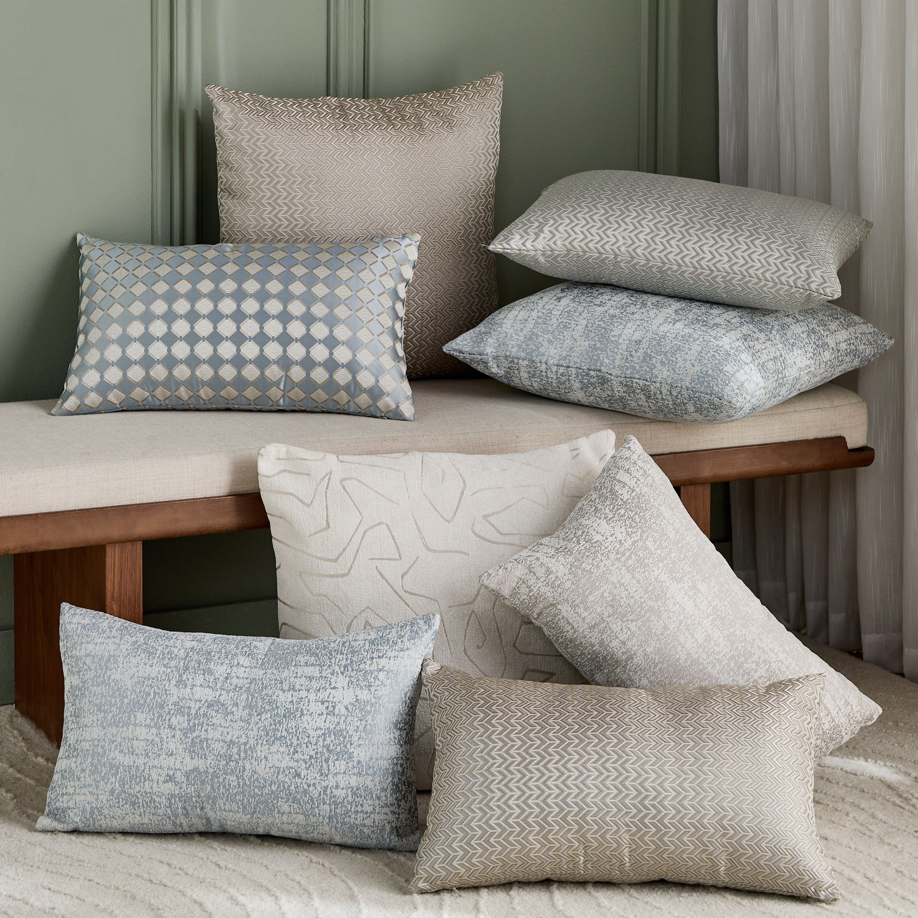 طقم 2 وسادة محشوة - ماهر - 30x50 سم-household-cushionsandthrows-filledcushions-decorativecushions-image-4