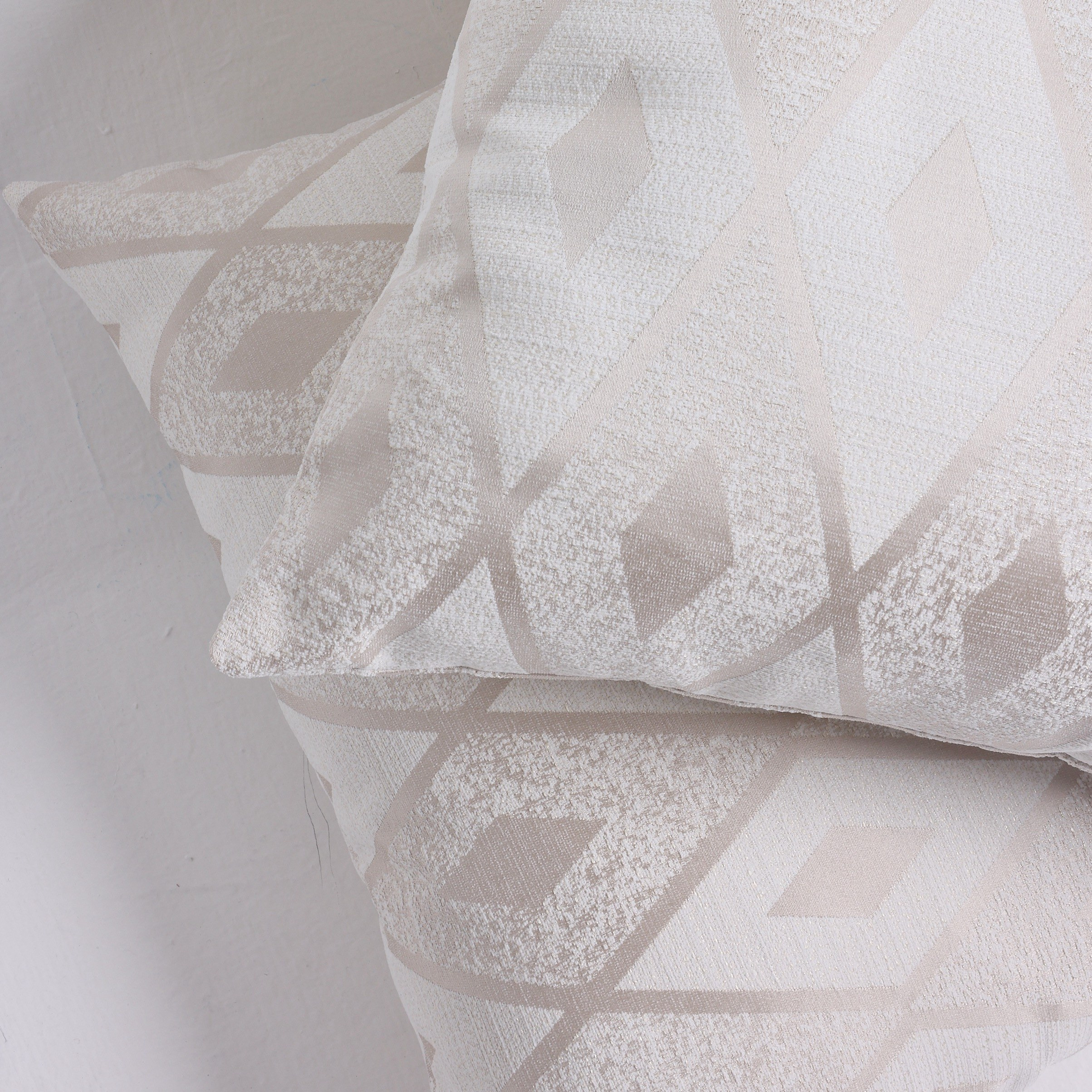 Izel Embroidered 2-Piece Filled Cushion Set - 48x48 cm-household-cushionsandthrows-filledcushions-decorativecushions-image-2