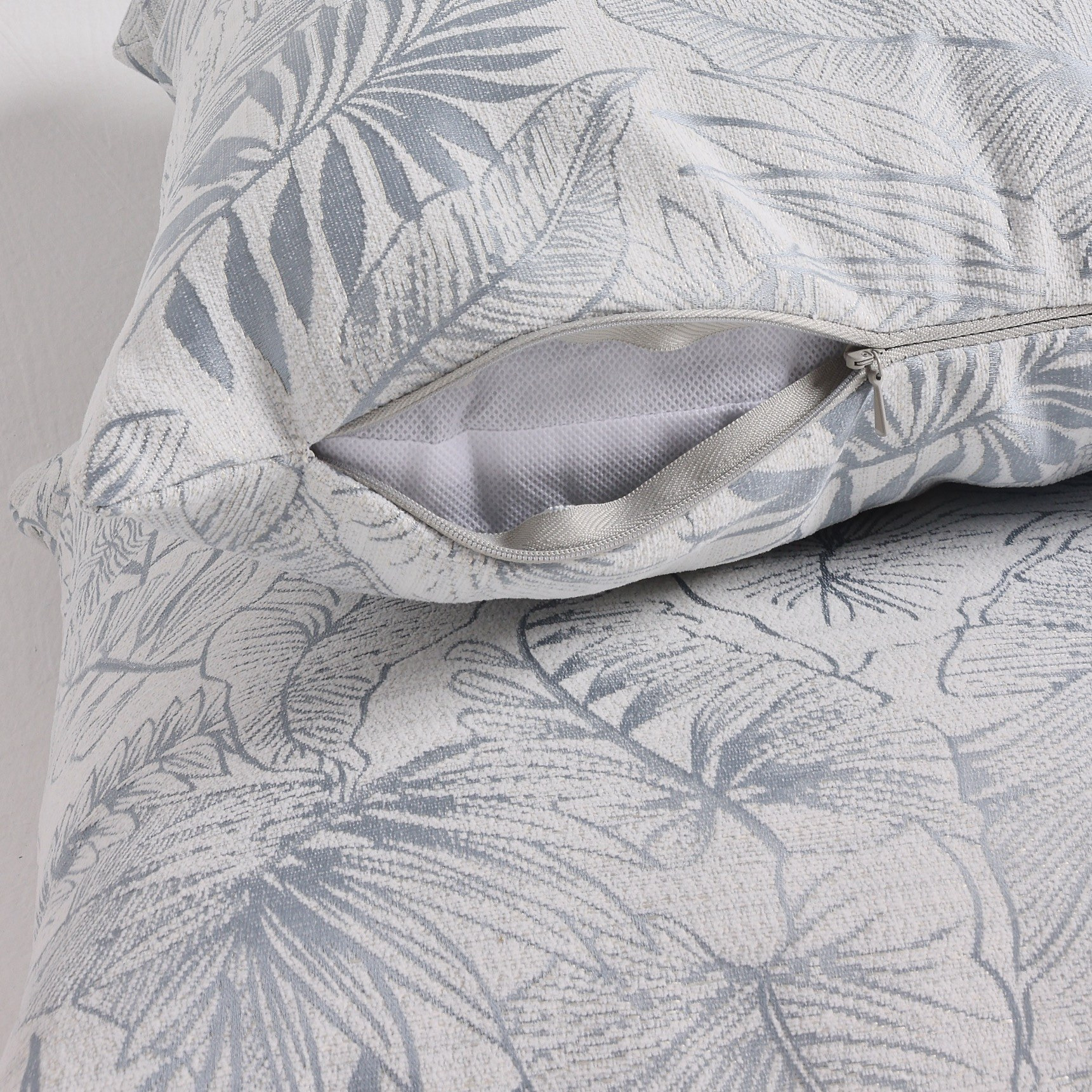 Palmas Embroidered 2-Piece Filled Cushion Set - 48x48 cm-household-cushionsandthrows-filledcushions-decorativecushions-image-6