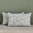 Arzu 2-Piece Embroidered Filled Cushion Set - 30x50 cm-household-cushionsandthrows-filledcushions-decorativecushions-image-4