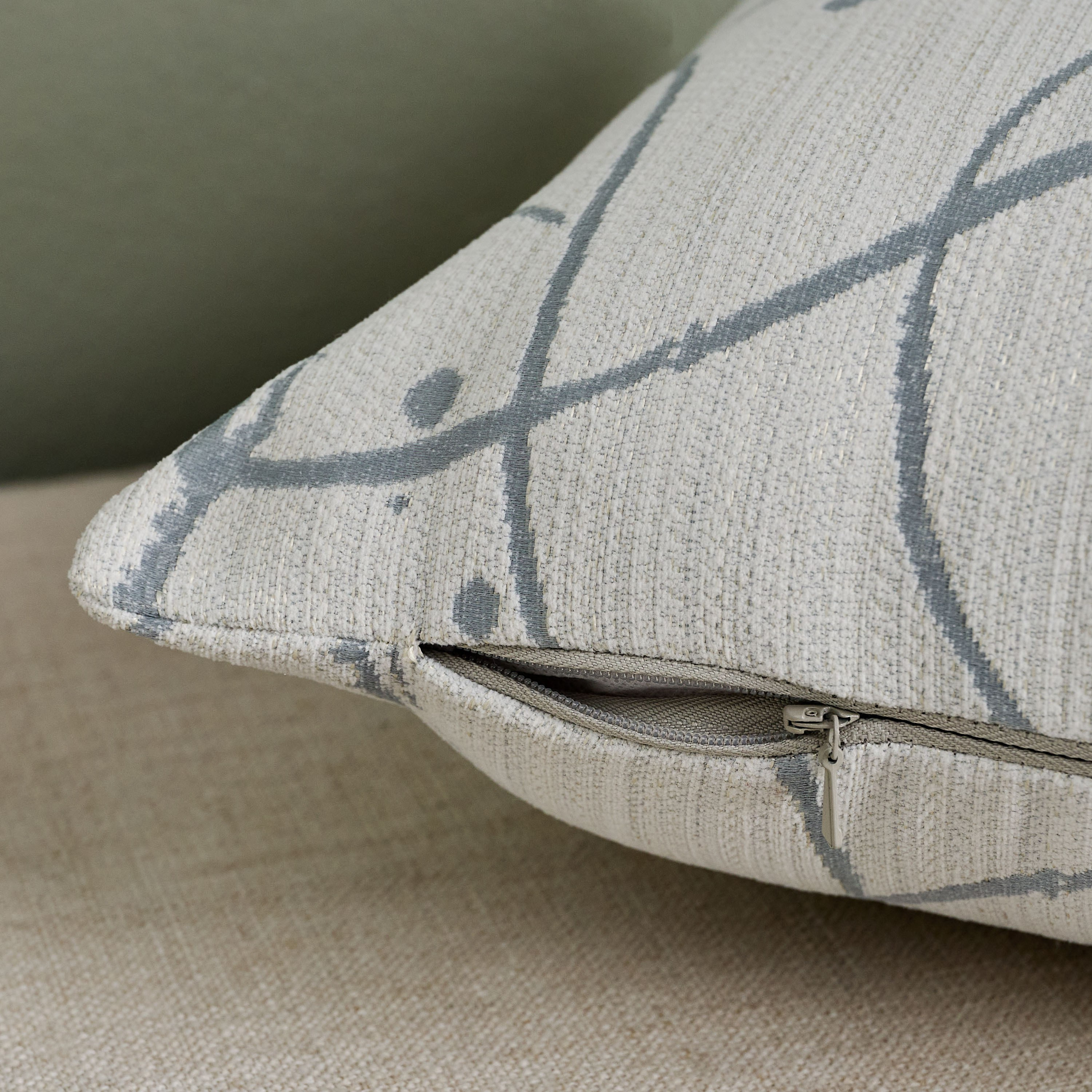 Arzu 2-Piece Embroidered Filled Cushion Set - 30x50 cm-household-cushionsandthrows-filledcushions-decorativecushions-image-6