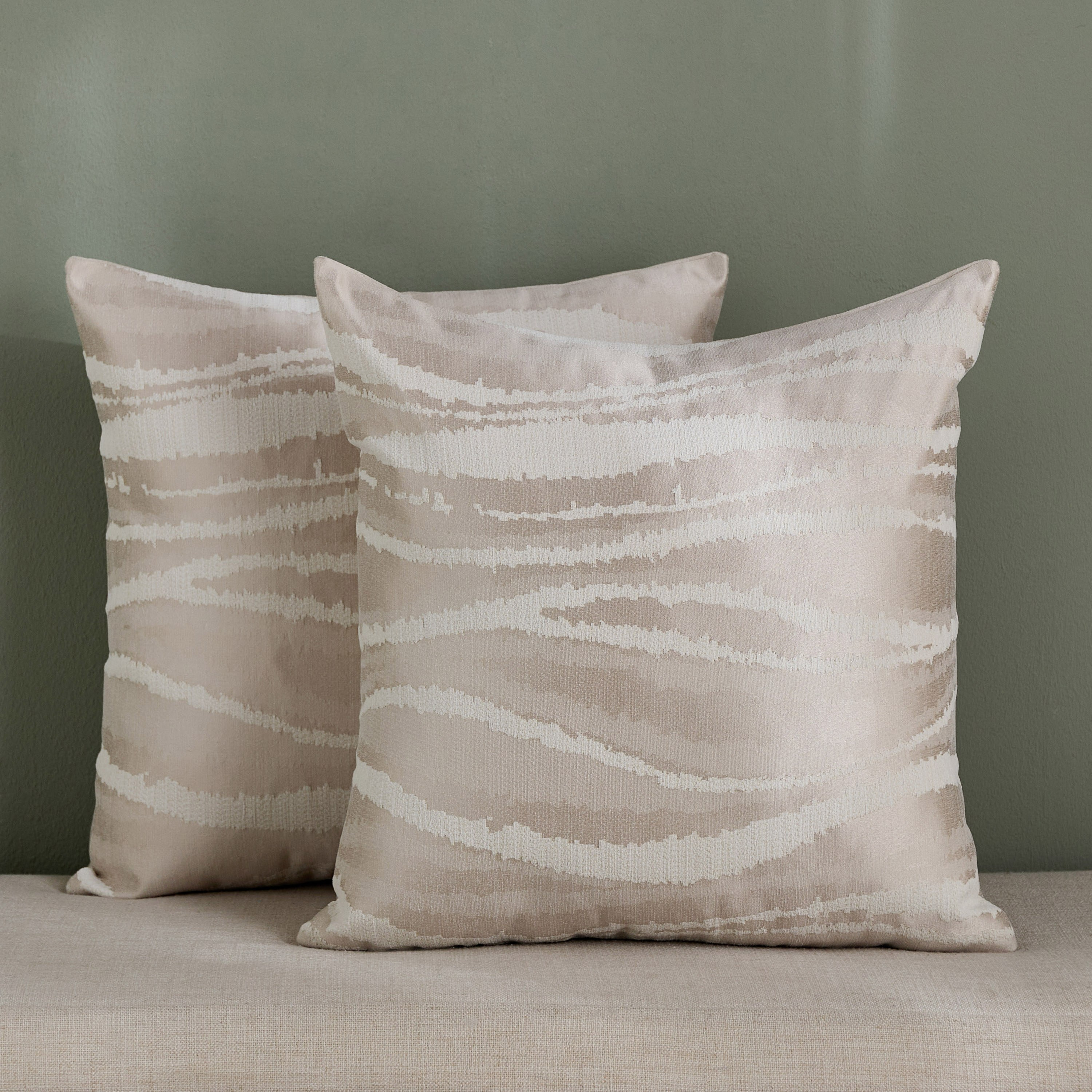 Osuna Jacquard 2-Piece Filled Cushion Set - 48x48 cm-household-cushionsandthrows-filledcushions-decorativecushions-image-1
