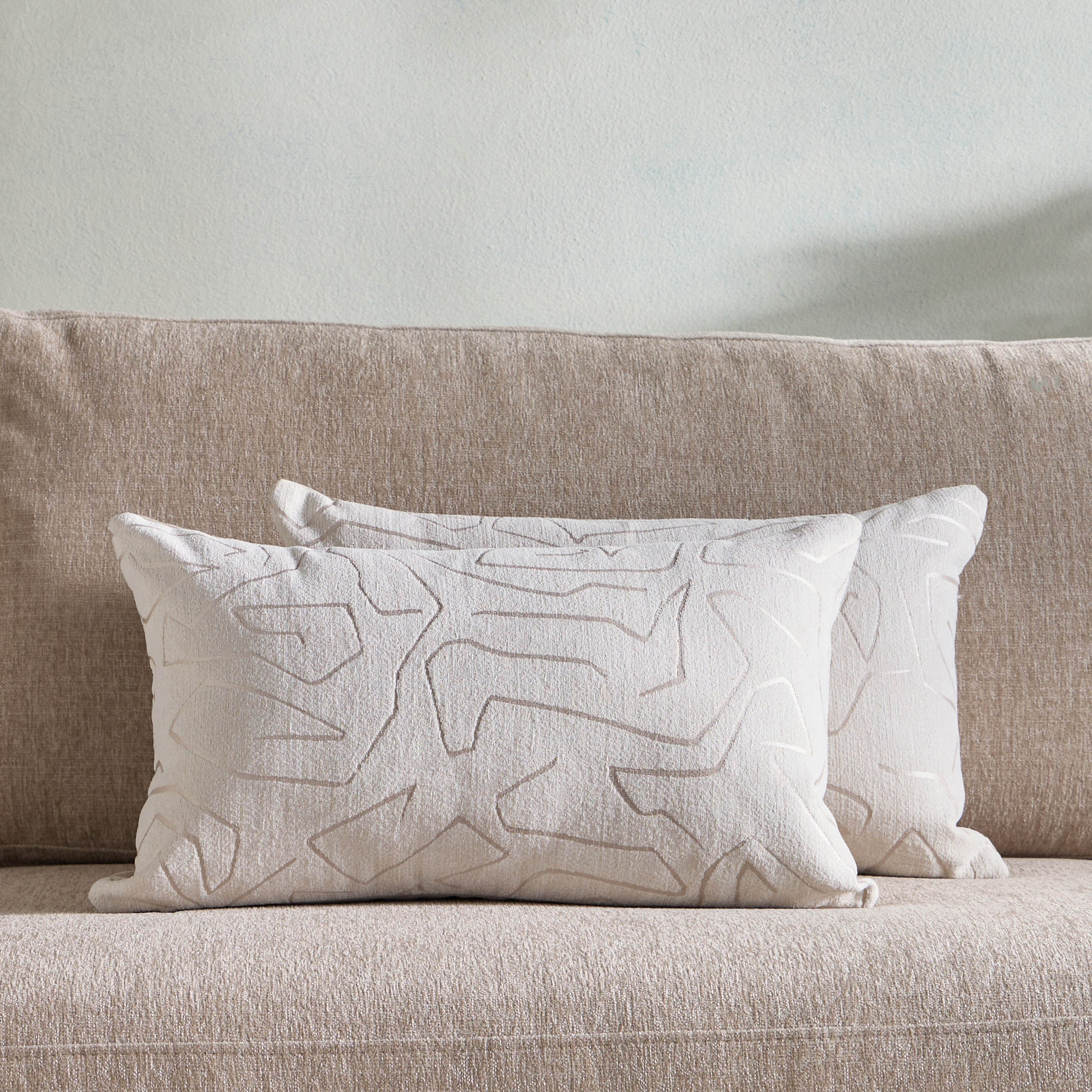 Lucena Jacquard 2-Piece Filled Cushion Set - 30x50 cm-household-cushionsandthrows-filledcushions-decorativecushions-image-1