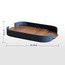 صينية لوفت ديكور جلد صناعي - سورا - 43 سم-household-decor-boxesandtrays-image-1