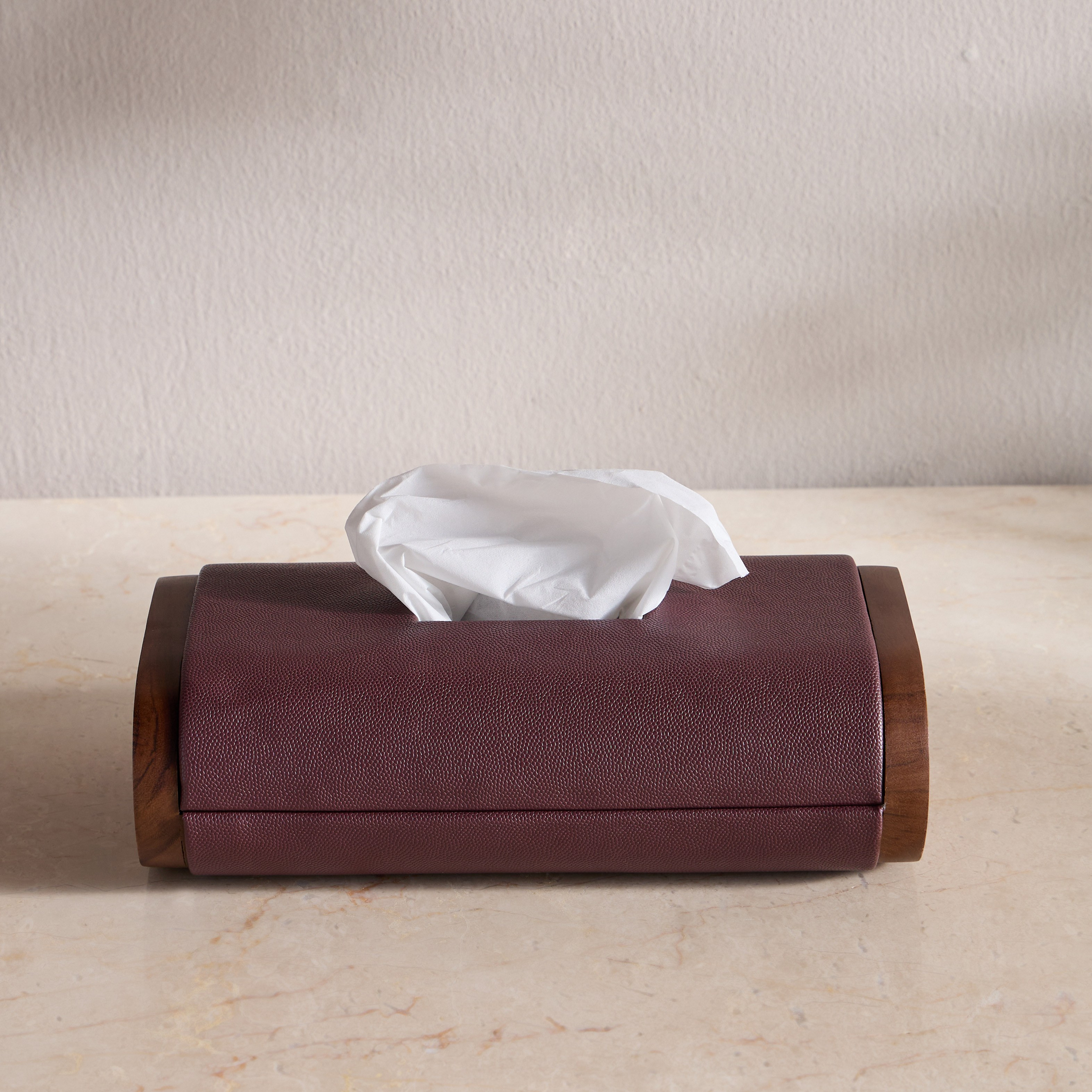 Ophira Luxe Faux Leather Tissue Box - 25 cm-household-decor-boxesandtrays-image-3