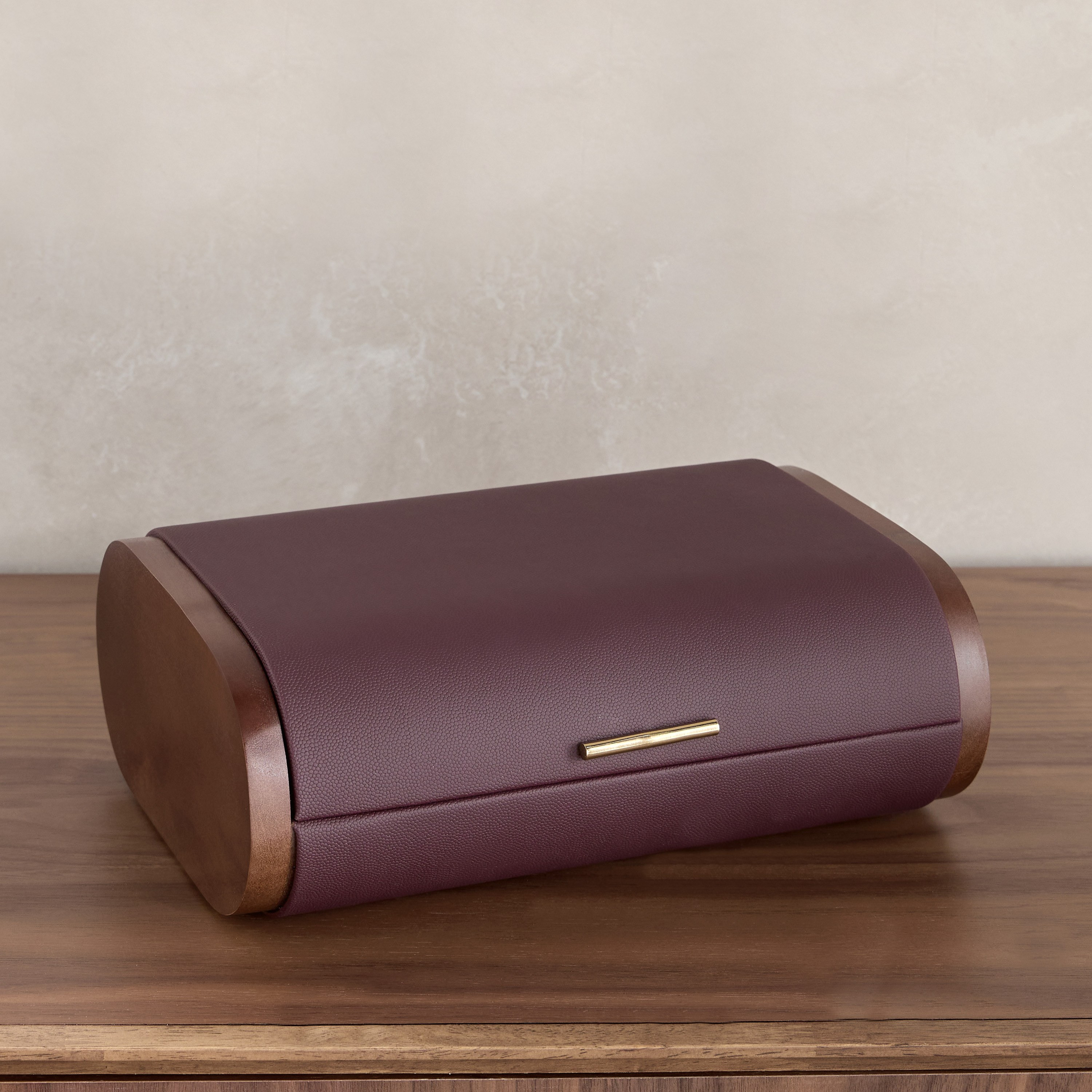 Ophira Luxe Faux Leather Decorative Box - 28 cm-household-decor-boxesandtrays-image-1