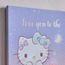 زينة حائط كانفاس هالو كيتي بلوسوم ليتل بيبي - 30 × 40 سم-babyandkids-decorandlighting-decor-walldecor-image-3