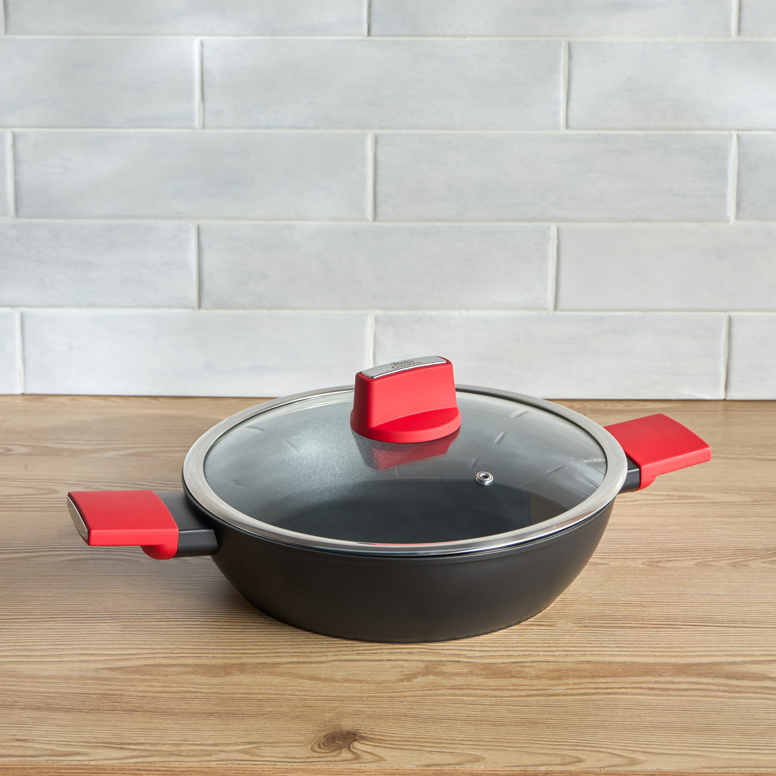 Betty Crocker Aluminium Induction Base Shallow Casserole - 3.4 L