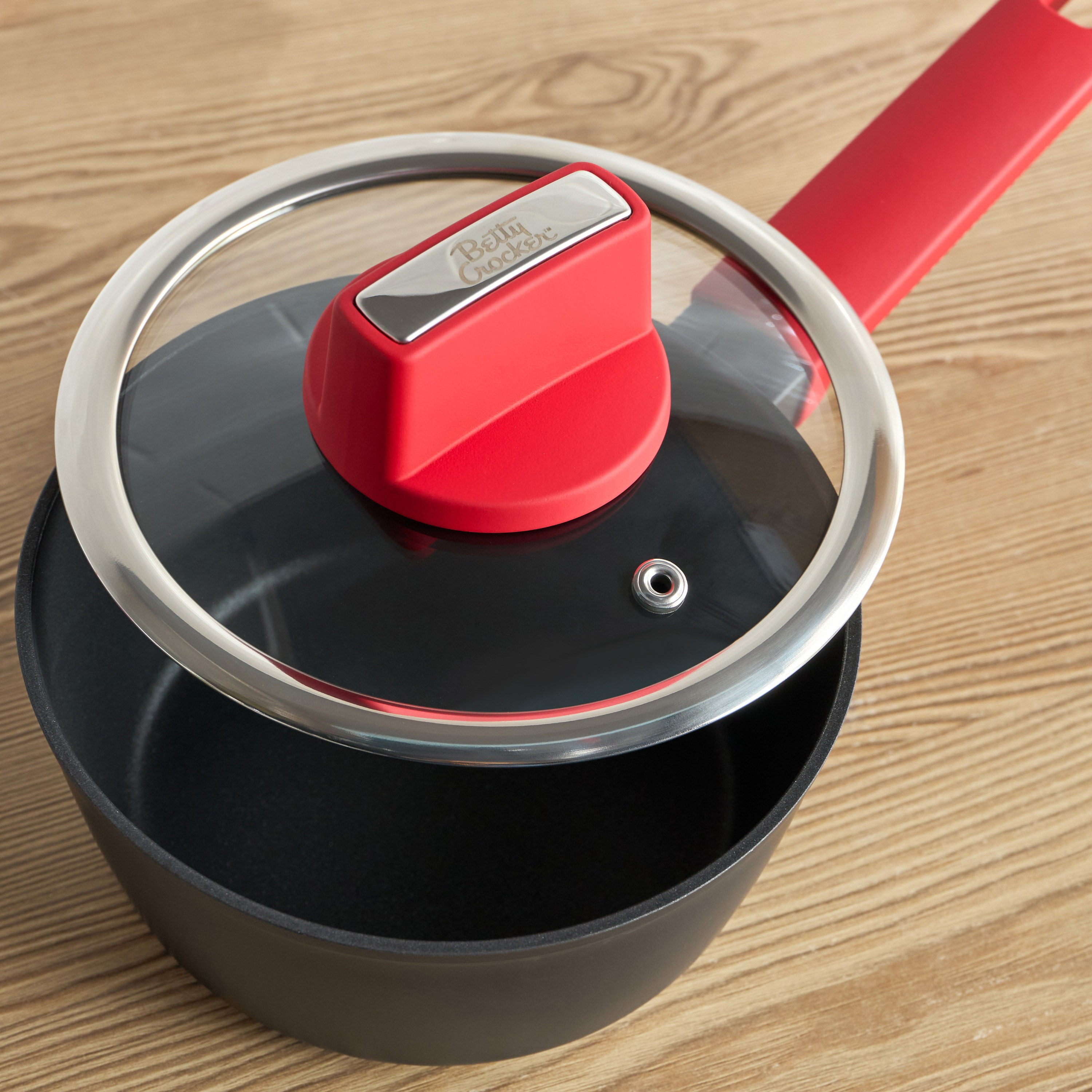 Betty Crocker Aluminium Induction Base Saucepan - 1.1 L-household-kitchen-cookware-potsandpans-image-2