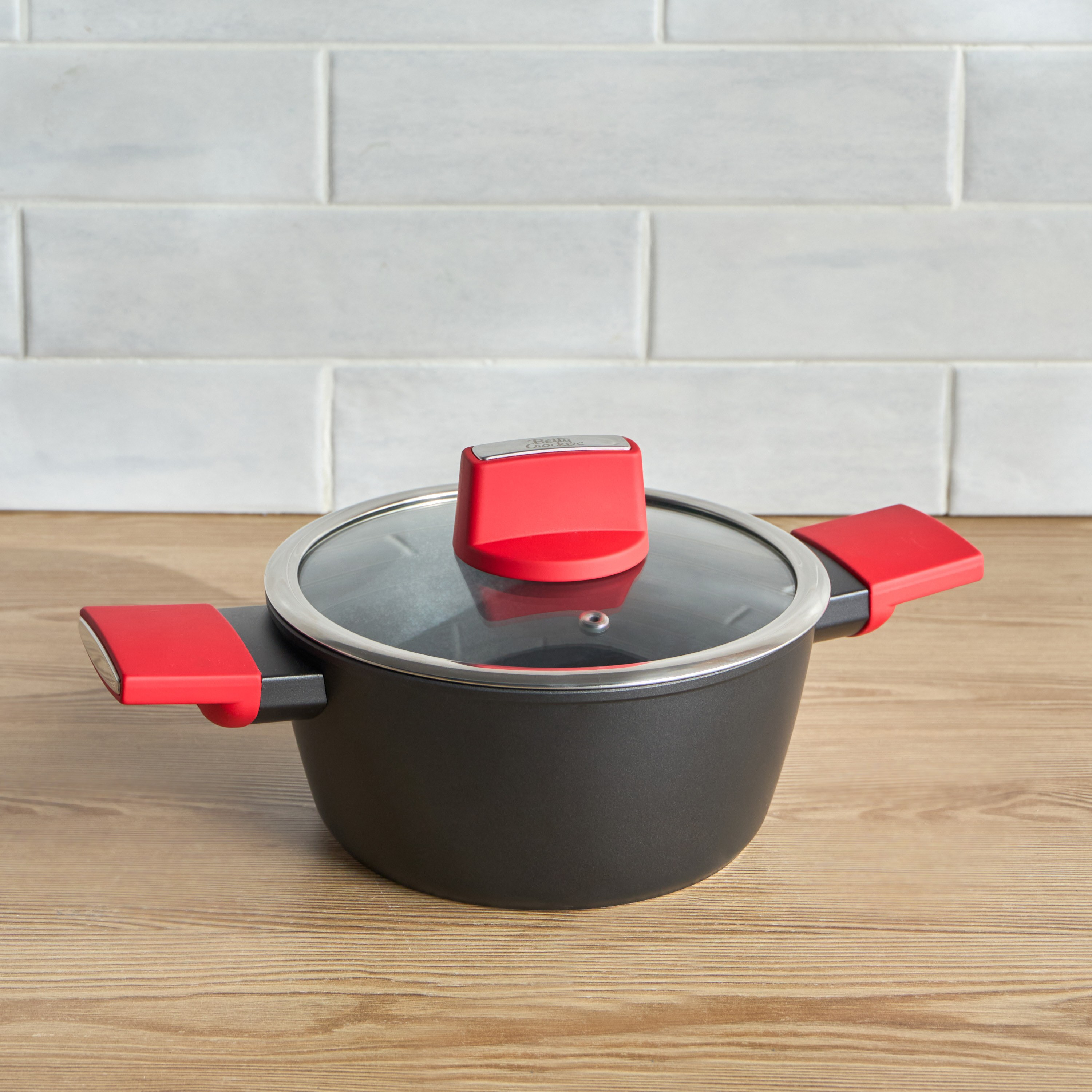 Betty Crocker Aluminium Induction Base Casserole with Lid - 2.3 L