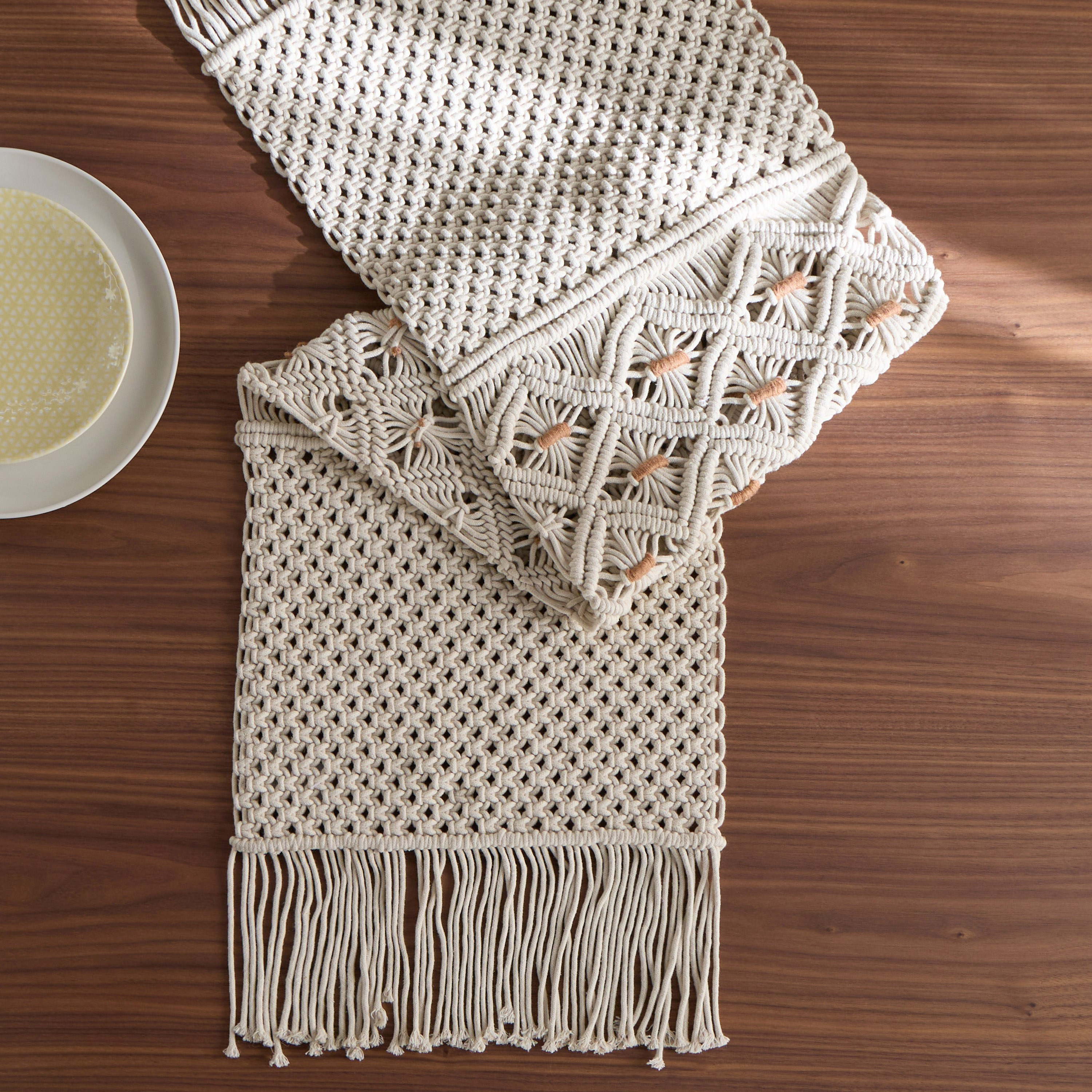 Ivor Macrame Table Runner - 33x120 cm