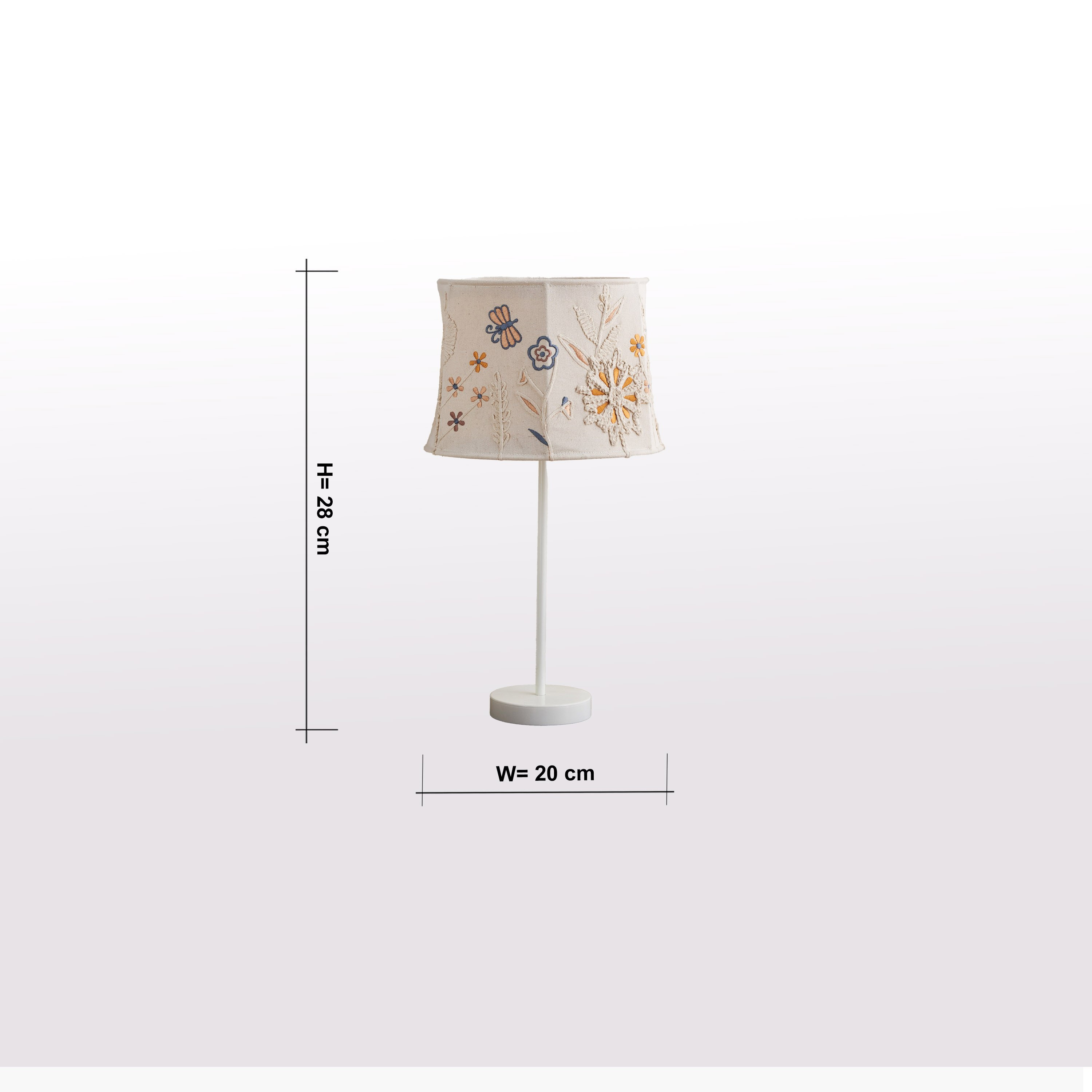 غطاء مصباح قطن - ميكس آند ماتش - 20 سم-household-lighting-tableanddesklamps-image-5