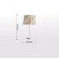 غطاء مصباح قطن - ميكس آند ماتش - 20 سم-household-lighting-tableanddesklamps-image-1