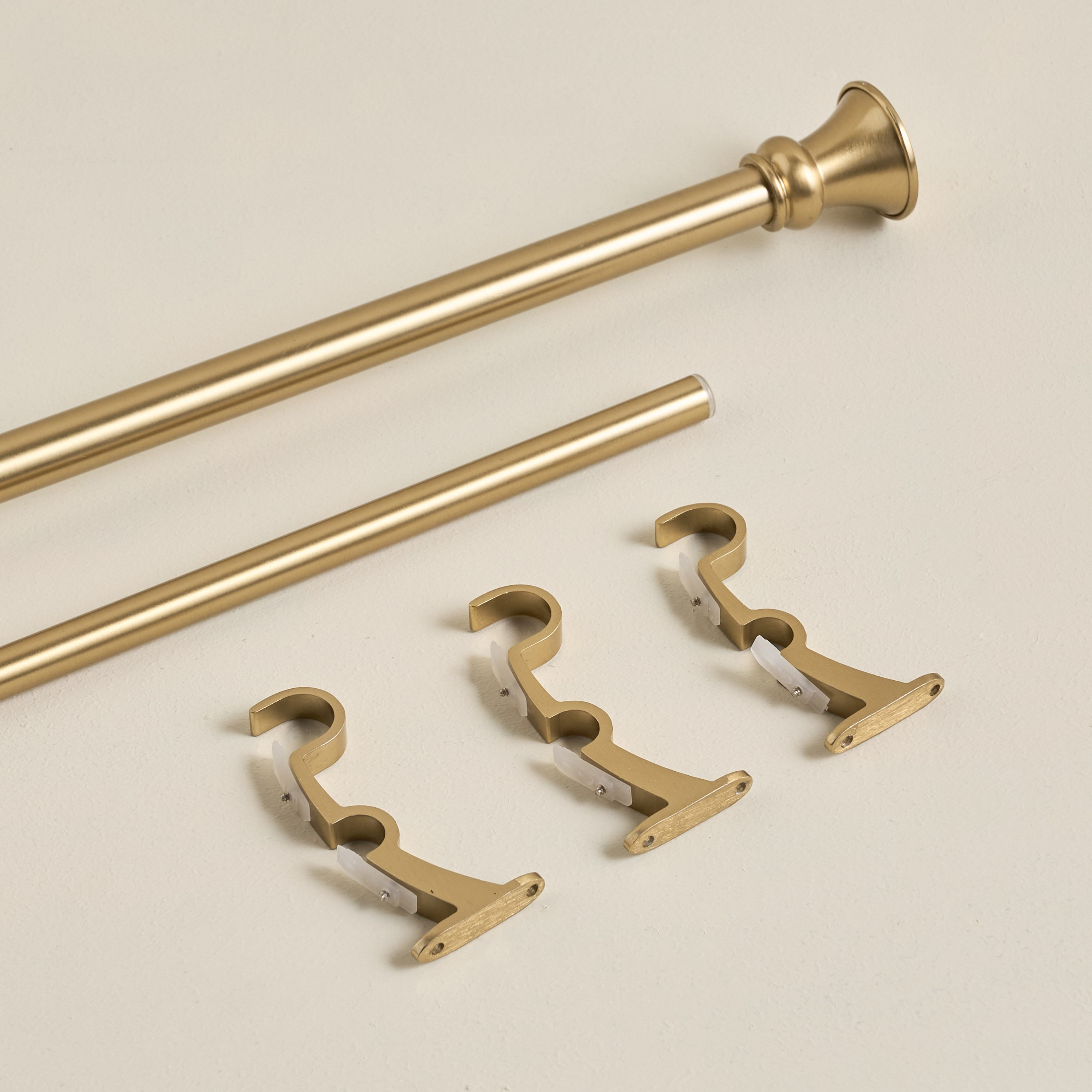Egyptian Extendable Double Curtain Rod - 110-320 cm-household-windows-curtainrodsandaccessories-curtainrods-image-3