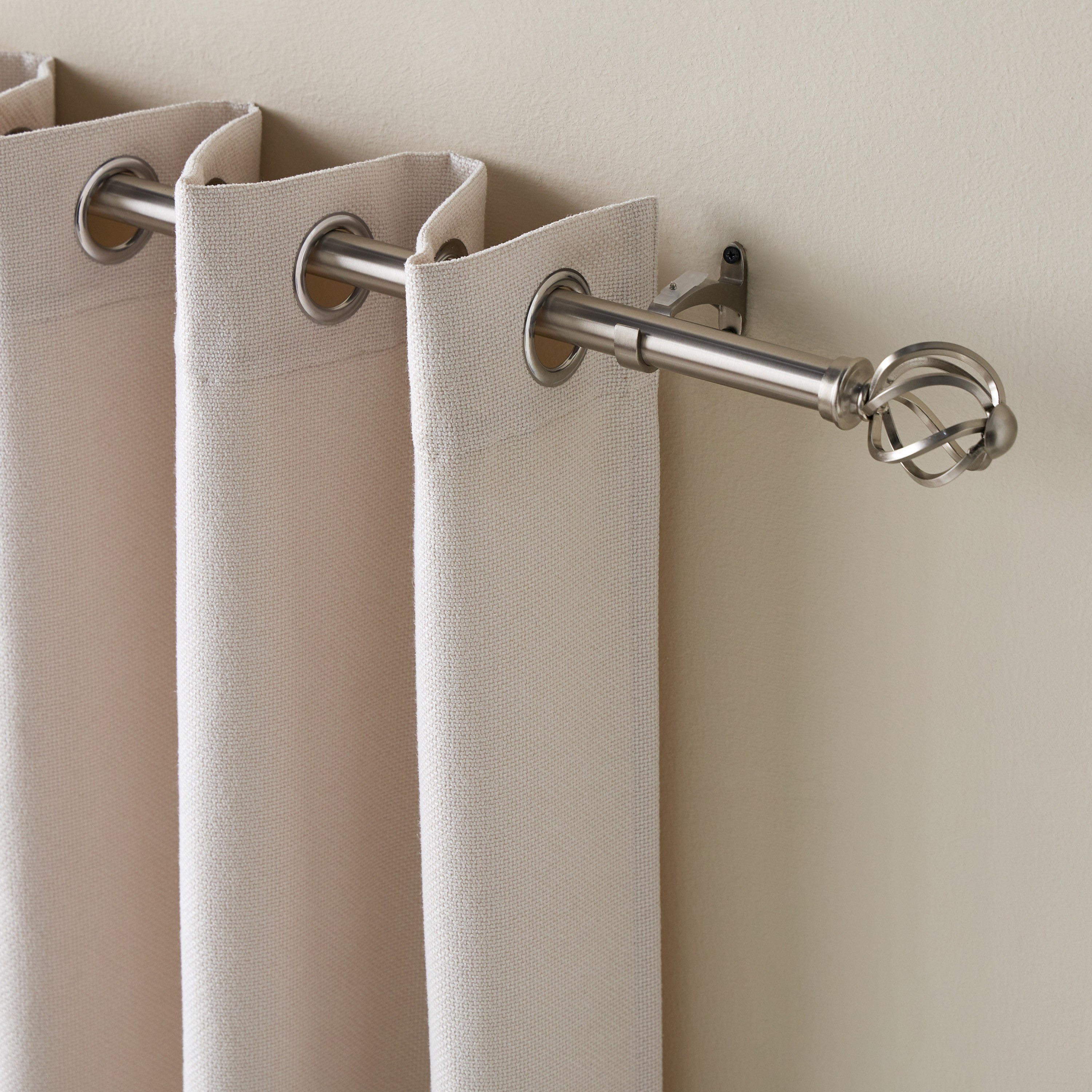 قضيب ستارة فردي قابل للتمديد متموج - 110-320 سم-household-windows-curtainrodsandaccessories-curtainrods-image-1
