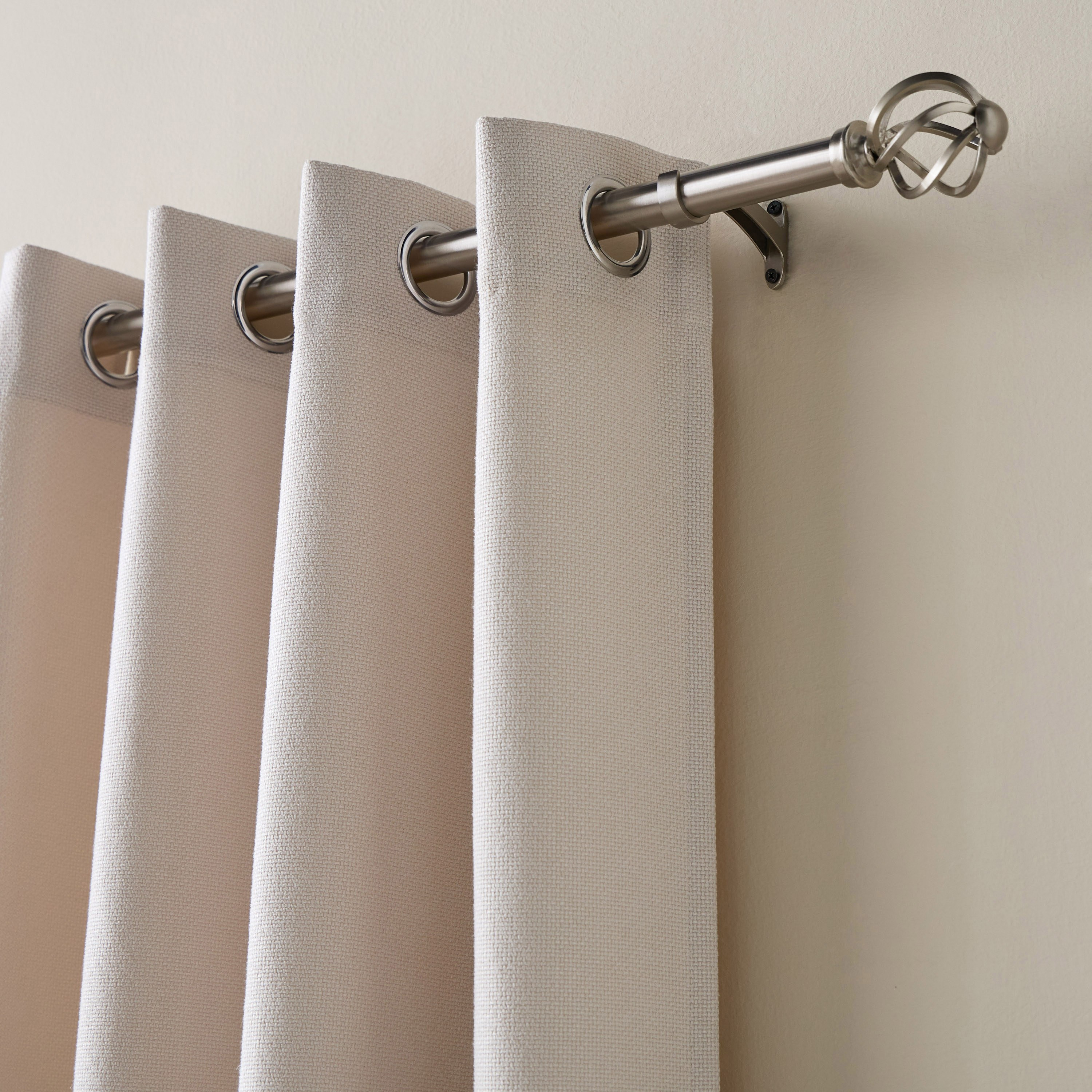 قضيب ستارة فردي قابل للتمديد متموج - 76-210 سم-household-windows-curtainrodsandaccessories-curtainrods-image-2