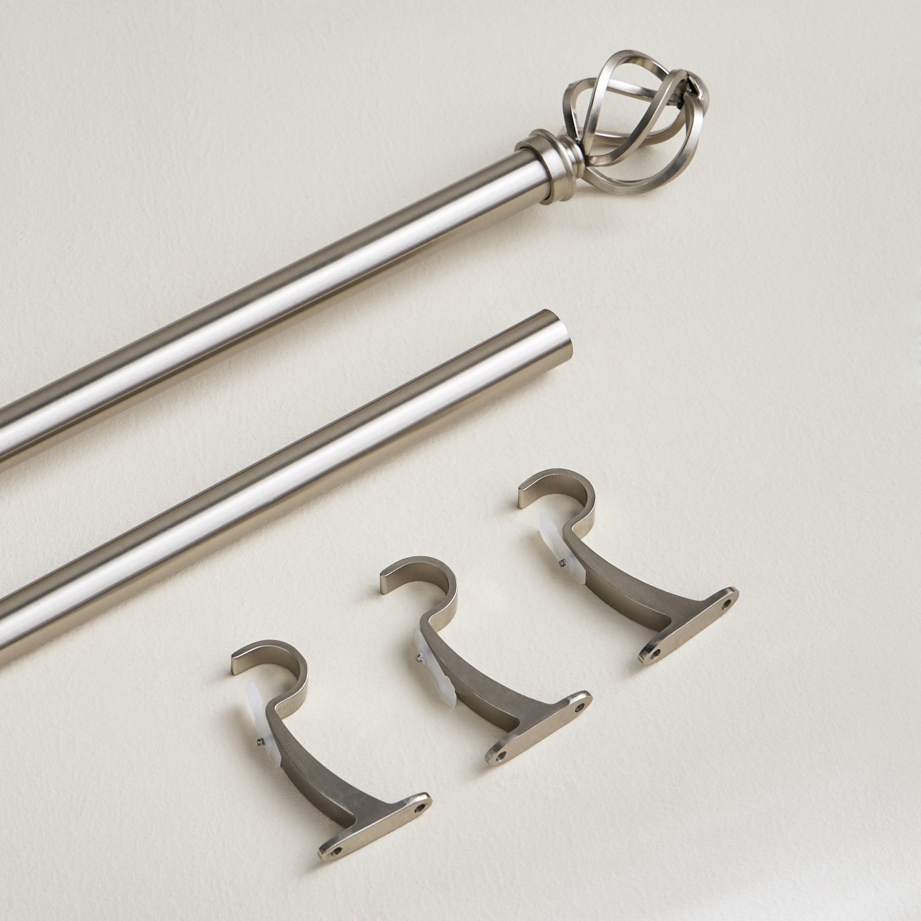 قضيب ستارة فردي قابل للتمديد متموج - 76-210 سم-household-windows-curtainrodsandaccessories-curtainrods-image-3