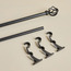عمود ستائر مزدوج قابل للتمديد - ويفي - 110-320 سم-household-windows-curtainrodsandaccessories-curtainrods-image-1