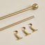 قضيب ستارة مفرد قابل للتمديد بكرة - أونيكس - 110-320 سم-household-windows-curtainrodsandaccessories-curtainrods-image-1