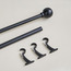 Onyx Extendable Single Curtain Rod - 110-320 cm-household-windows-curtainrodsandaccessories-curtainrods-image-3