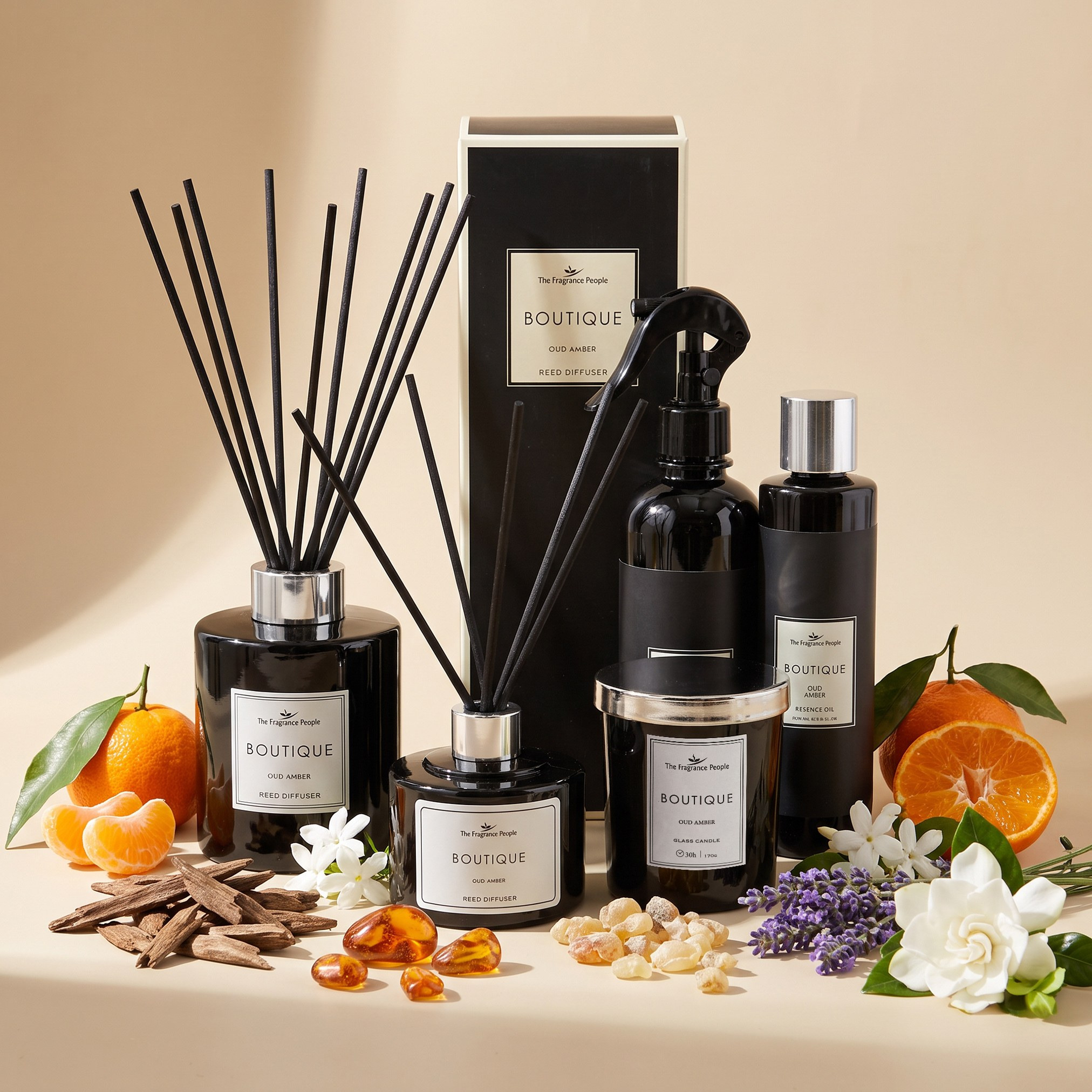 Boutique Oud Amber Jar Candle and Reed Diffuser Gift Set-household-homefragrance-fragrancegiftset-image-5