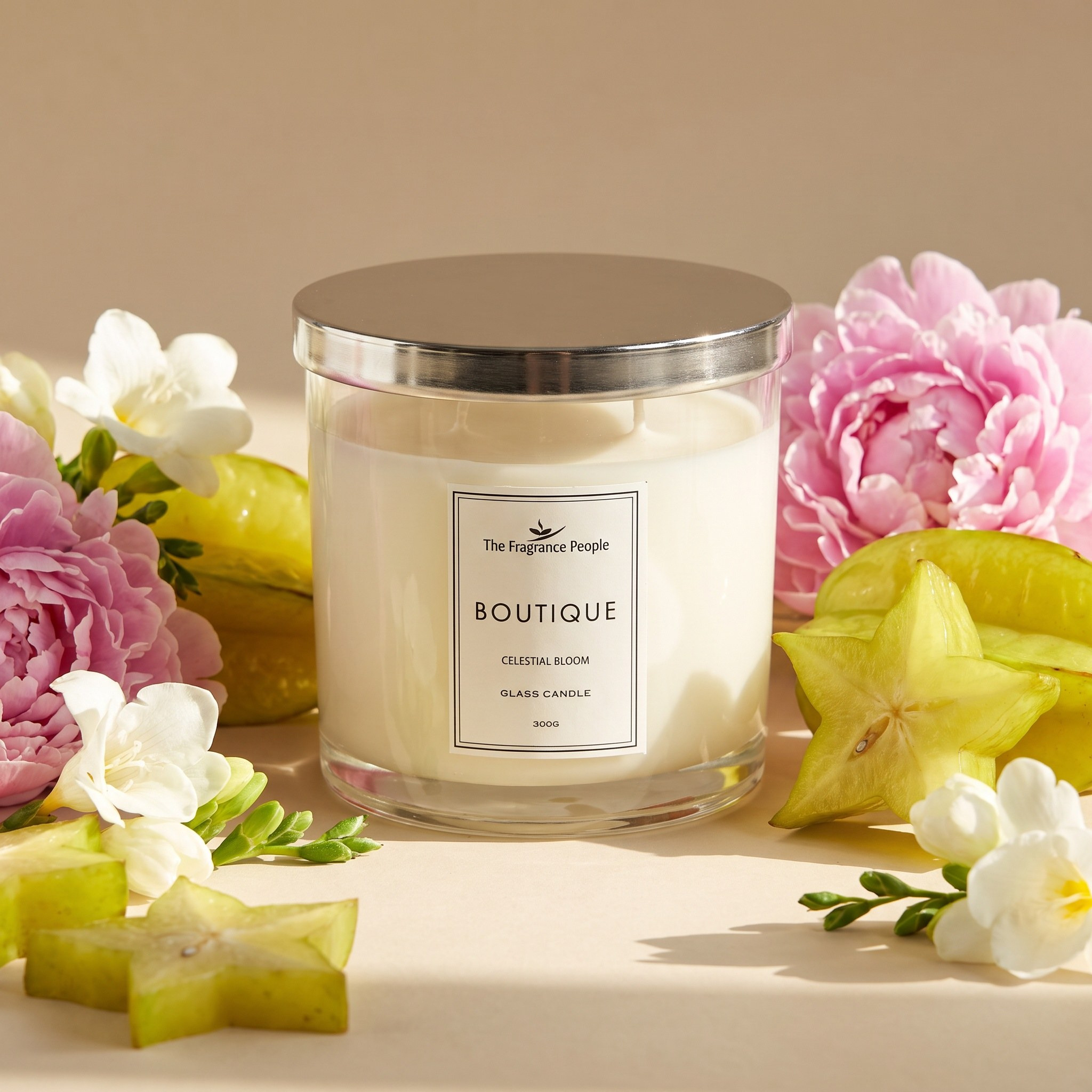 Boutique Celestial Bloom Scented Jar Candle-household-homefragrance-candles-image-1