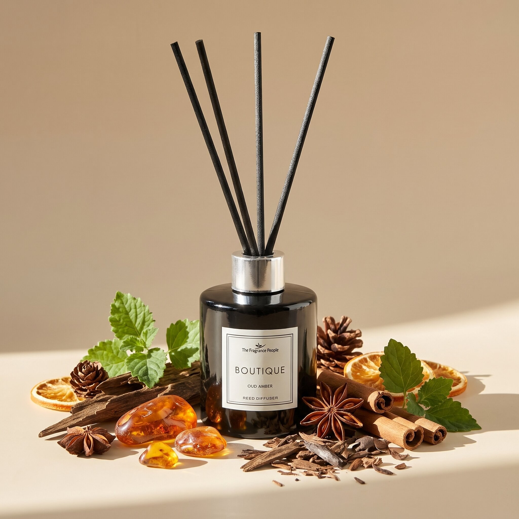Boutique Oud Amber Reed Diffuser - 100 ml-household-homefragrance-reeddiffusers-image-1