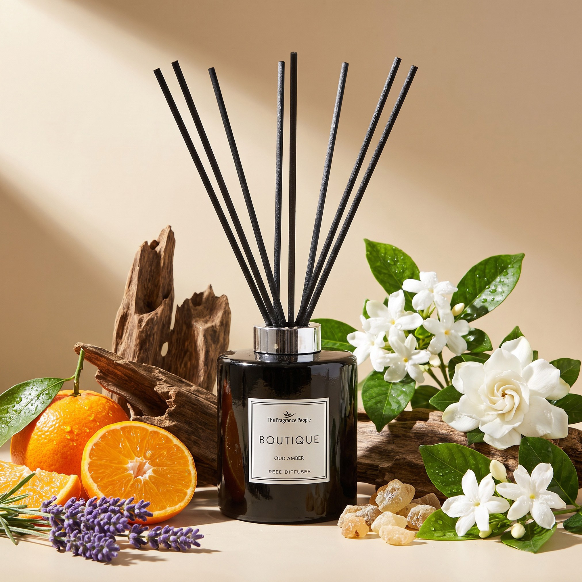 Boutique Oud Amber Reed Diffuser - 500 ml-household-homefragrance-reeddiffusers-image-1